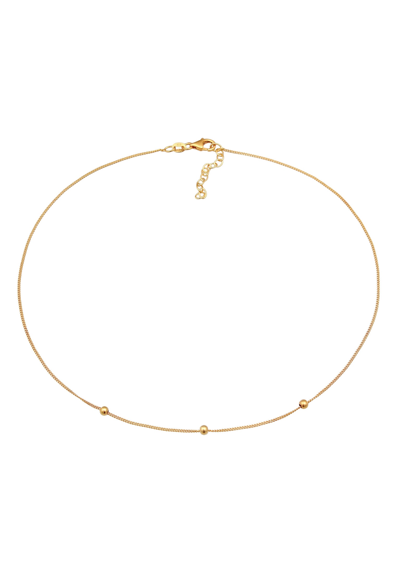 Elli Choker »Halskette Choker Silberbeads Kugelkette Verspielt 925 Silber«