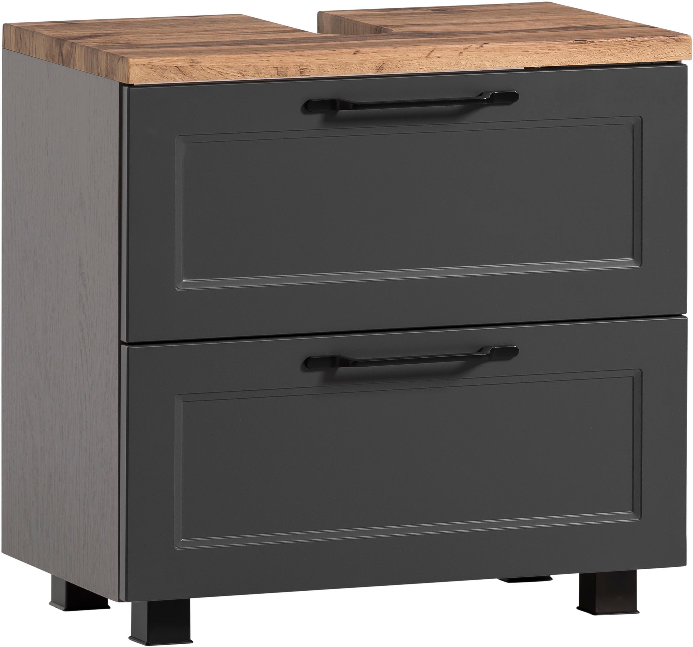 welltime Badmöbel-Set »Lana«, (Komplett-Set, 2 St.), Badezimmer-Set, 2-teilig, 60 cm breit
