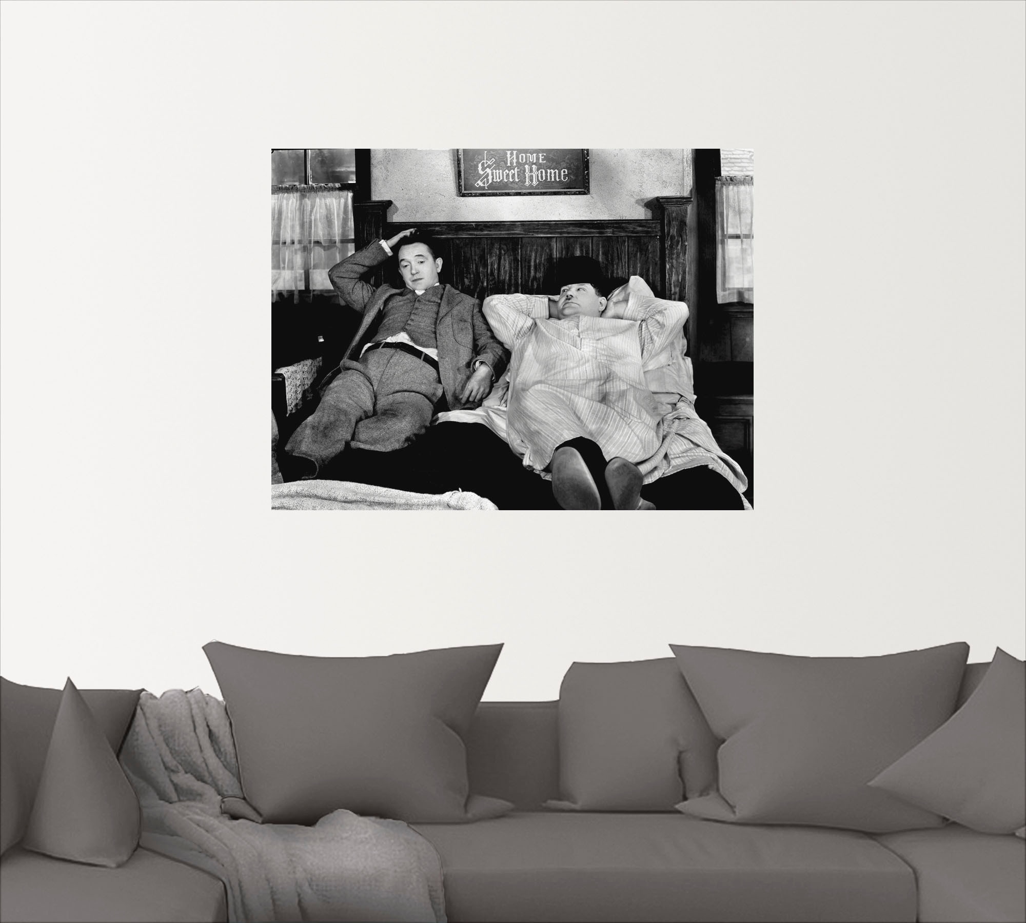 Artland Wandbild »Dick und Doof I«, Stars, (1 St.), als Alubild, Outdoorbild, Leinwandbild, Poster, Wandaufkleber