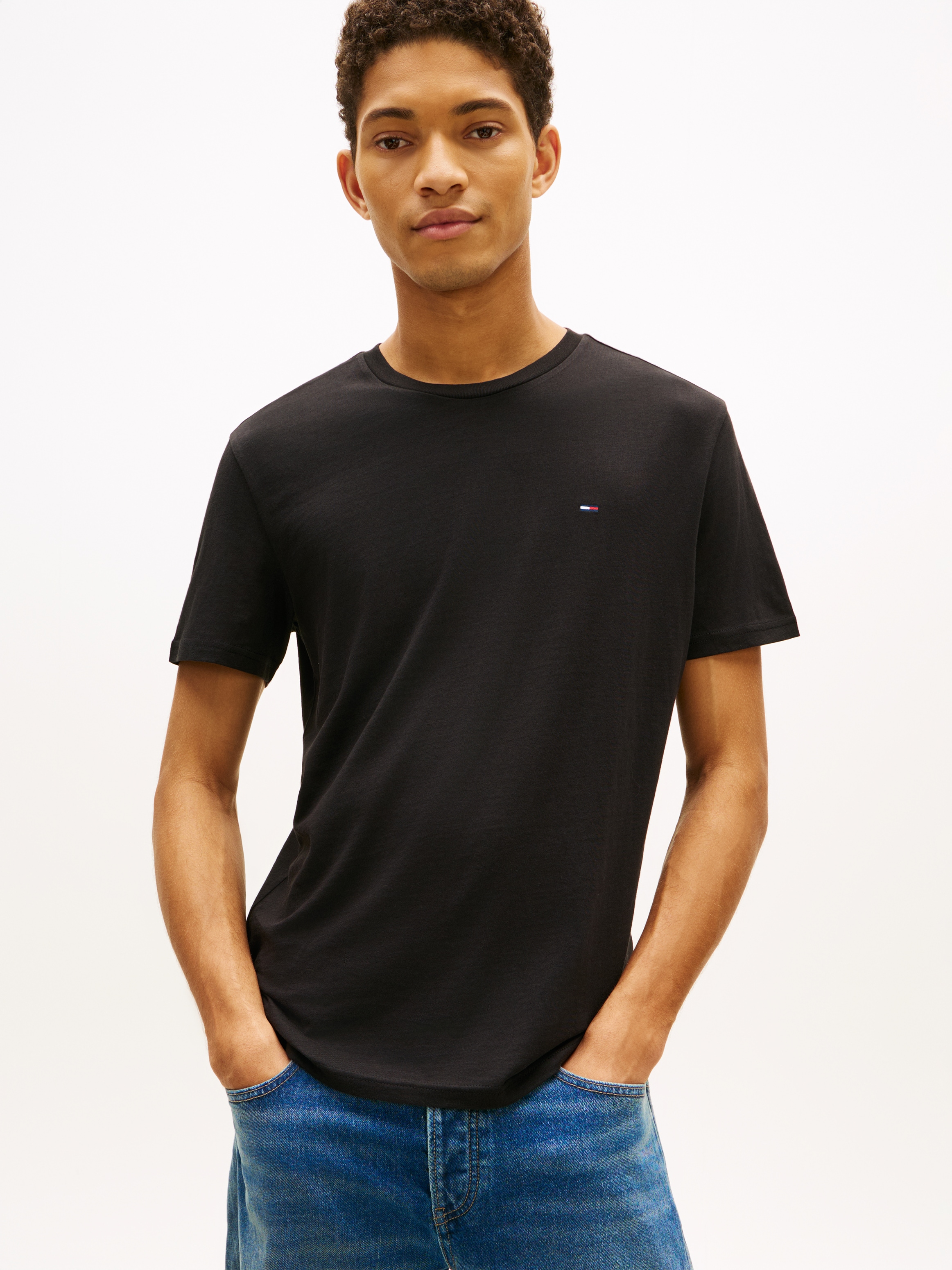 Tommy Jeans T-Shirt »TJM EXTRA SLIM 3 PACK« Packung, 3 Mit Rundhalsausschnitt