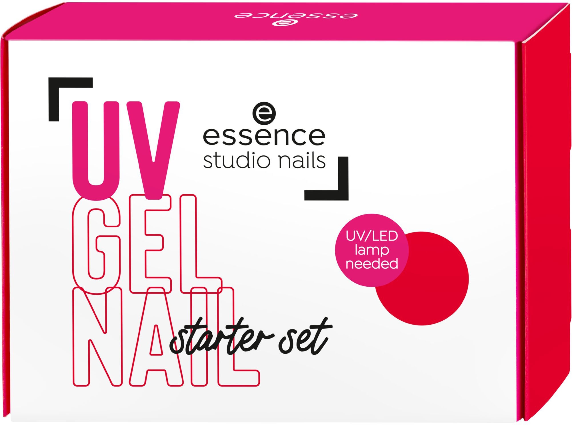 Essence Nagellack-Set »studio nails UV GEL NAIL Starter Set«, (Set, 4 tlg.)