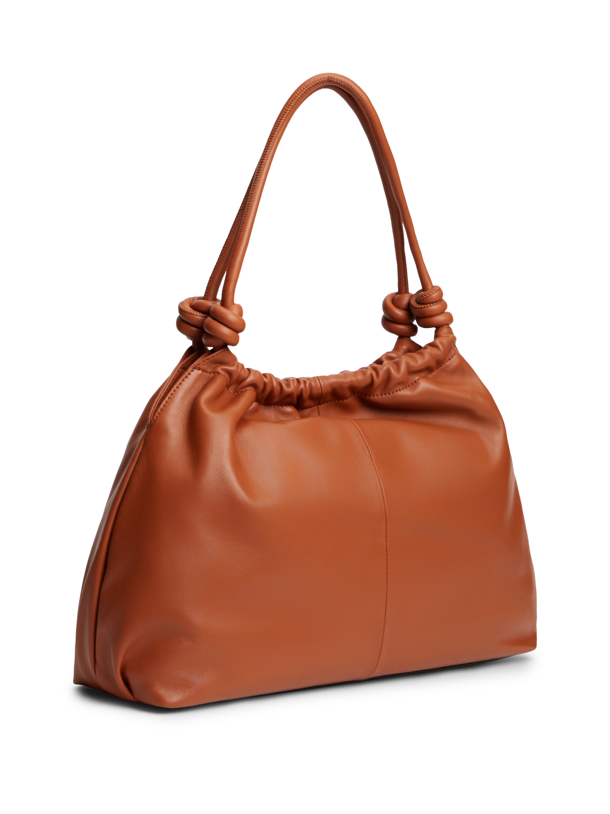 Tommy Hilfiger Hobo »TH SOFT LEATHER HOBO« Damen Handtasche, Schultertasche, Umhängetasche mit goldfarbenem Logo