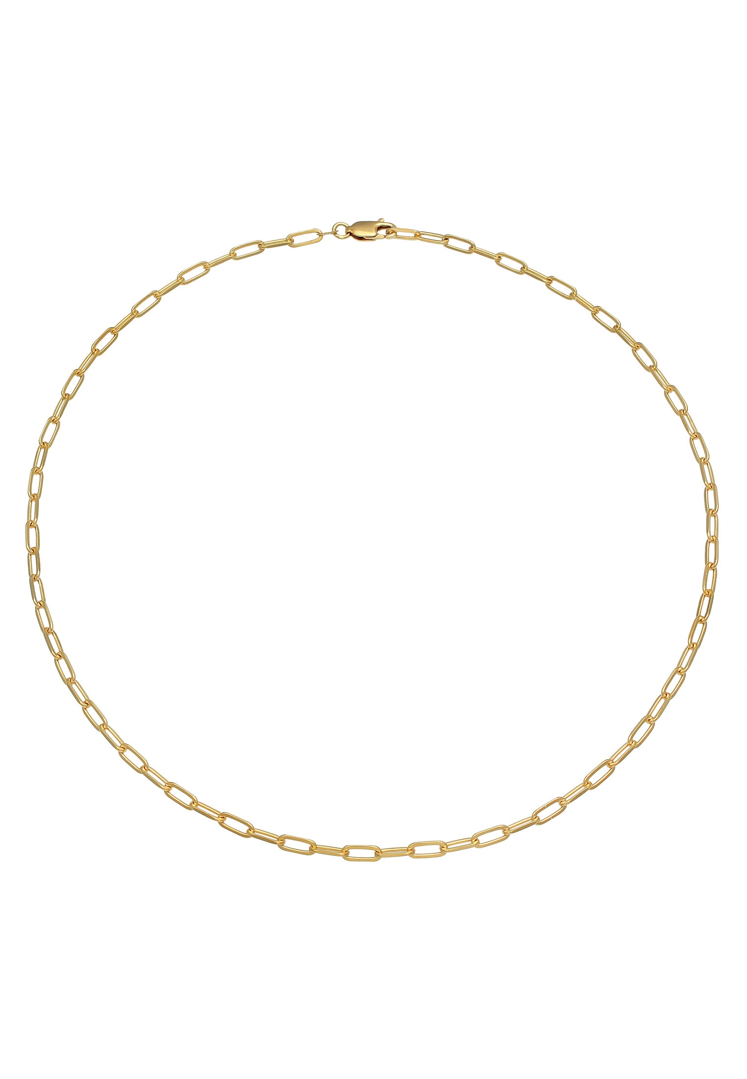 Elli Kette ohne Anhänger »Halskette Glieder Oval Basic Chain Optik 925 Silber«