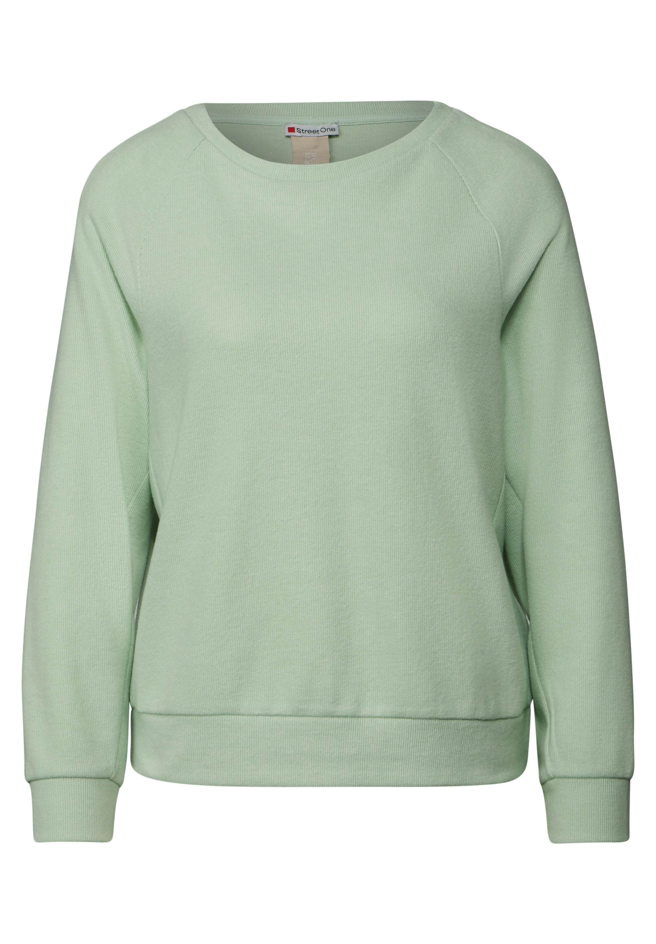 STREET ONE Sweater, mit U-Boot-Ausschnitt und in feiner Struktur-Optik