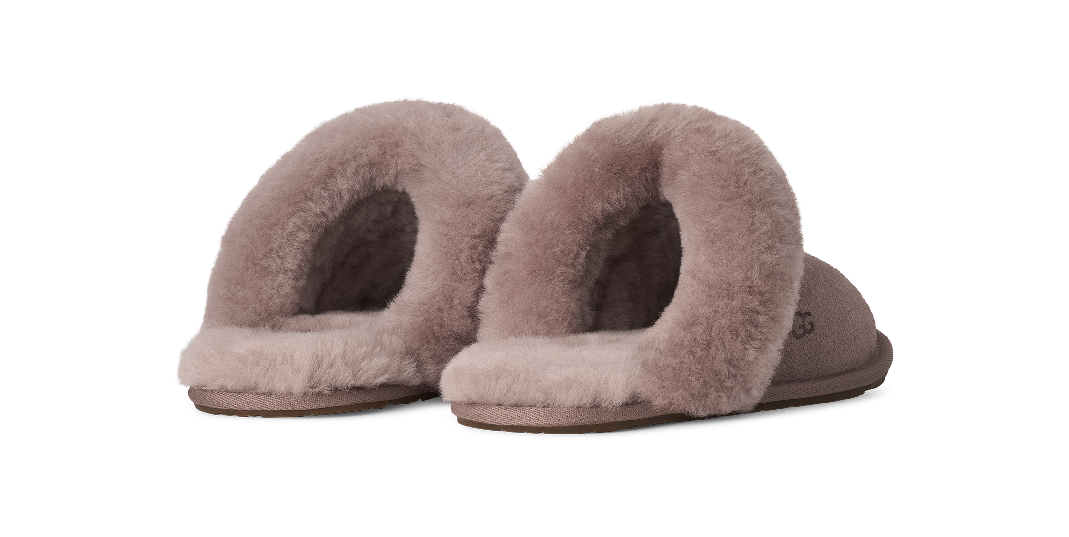 UGG Clog »W SCUFFETTE II«  Hausschuh, Schlupfschuh mit Fellimitat-Kragen