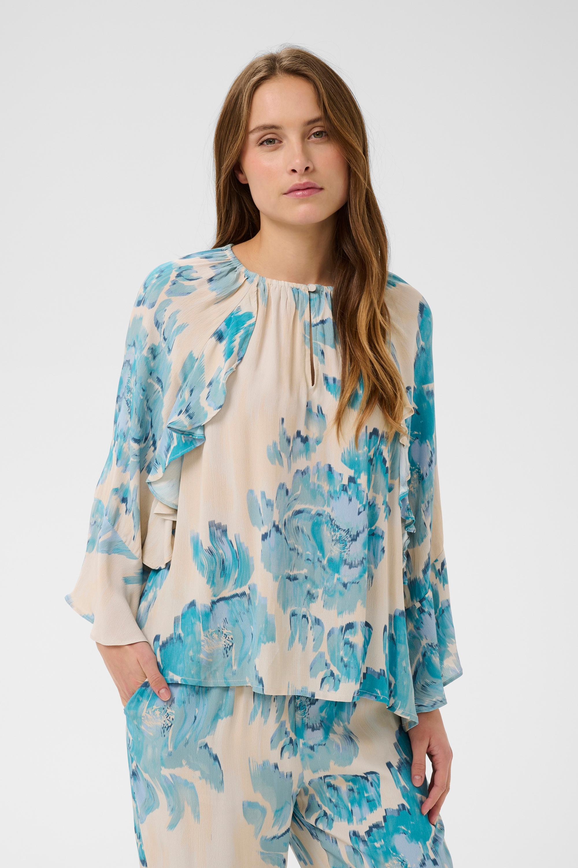 Saint Tropez Kurzarmbluse »Kurzarm-Bluse PollyanaSZ«