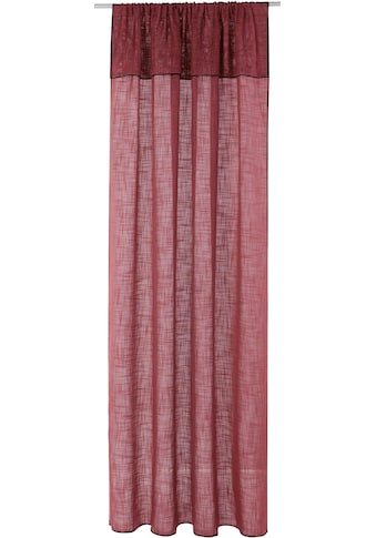 COUCH♥ Vorhang »Kante Zeigen«, (1 St.), COUCH Lieblingsstücke, halbtransparent,... kaufen