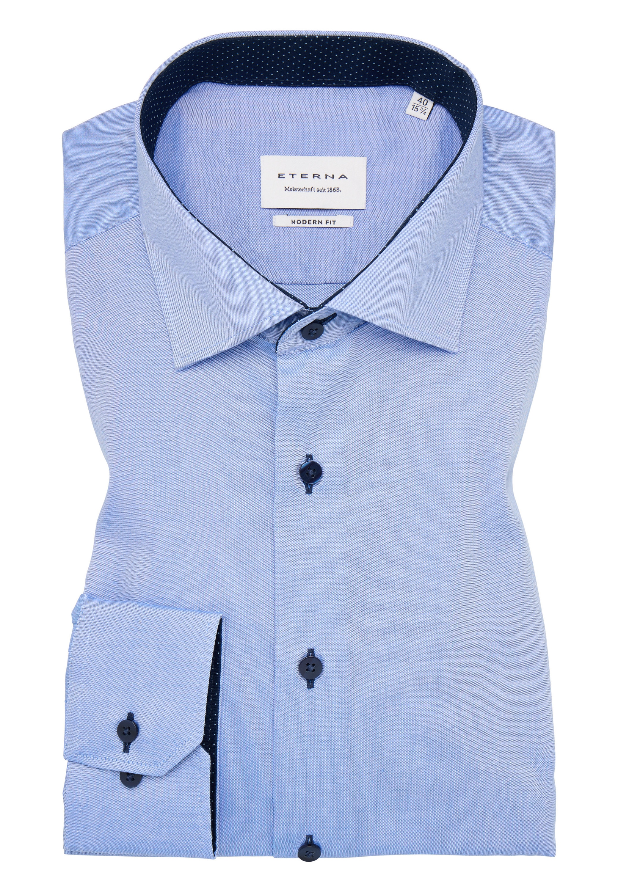 Eterna Langarmhemd »MODERN FIT«, NON IRON (bügelfrei)