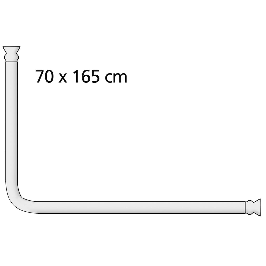 WENKO Duschvorhangstange »Universal«, Fixmaß