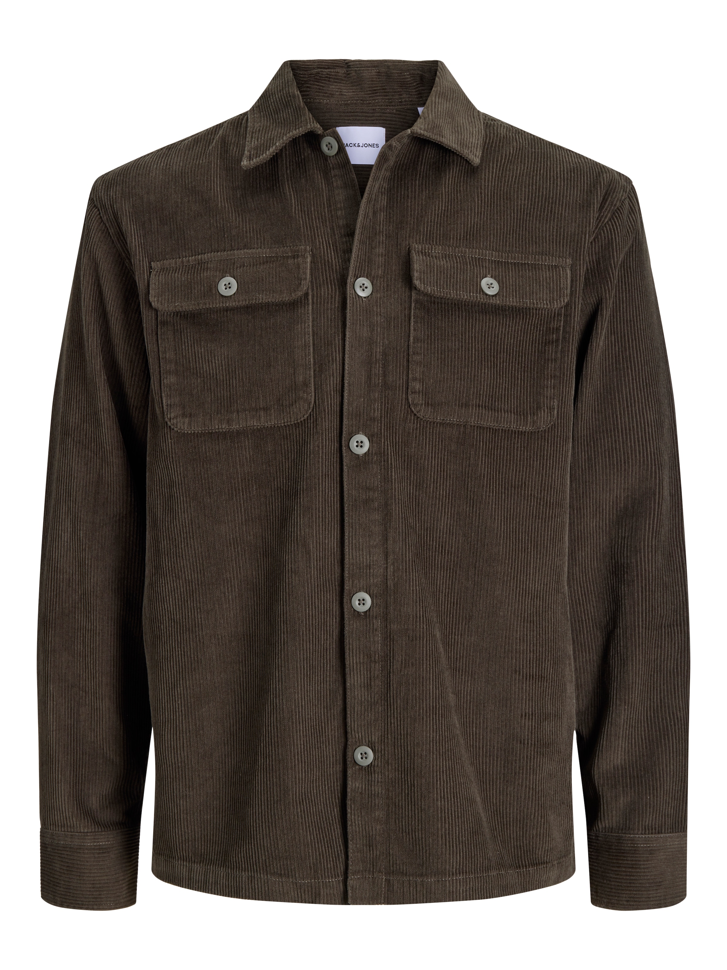 Jack & Jones PlusSize Langarmhemd »JJEREGENT CORD OVERSHIRT LS SN PLS« Baumwolle, regular fit