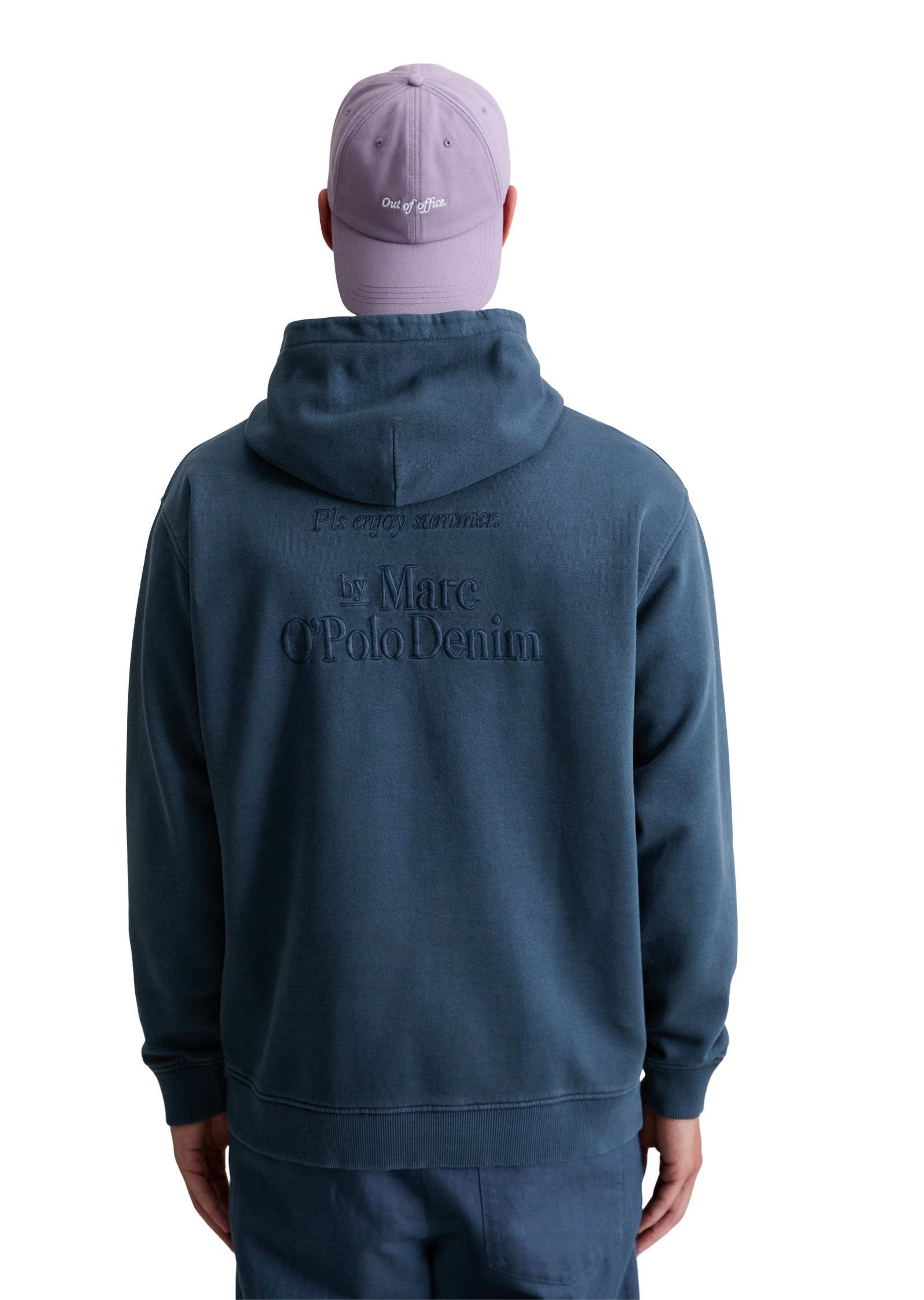 Marc O'Polo DENIM Hoodie, relaxed fit, große Rückenstickerei