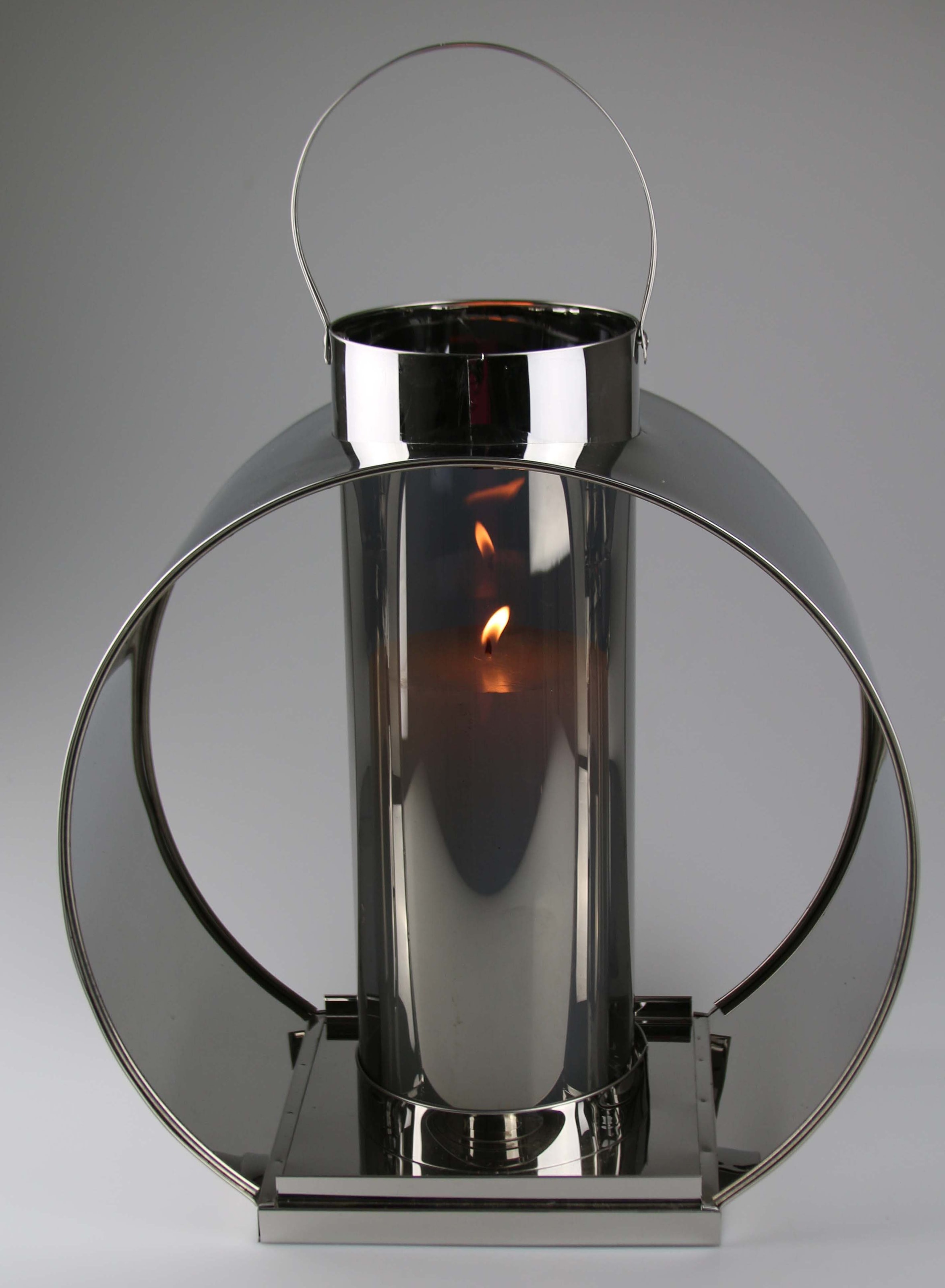 AM Design Kerzenlaterne »Weihnachtsdeko«, (1 St.), aus Edelstahl, Höhe: 34,5 cm
