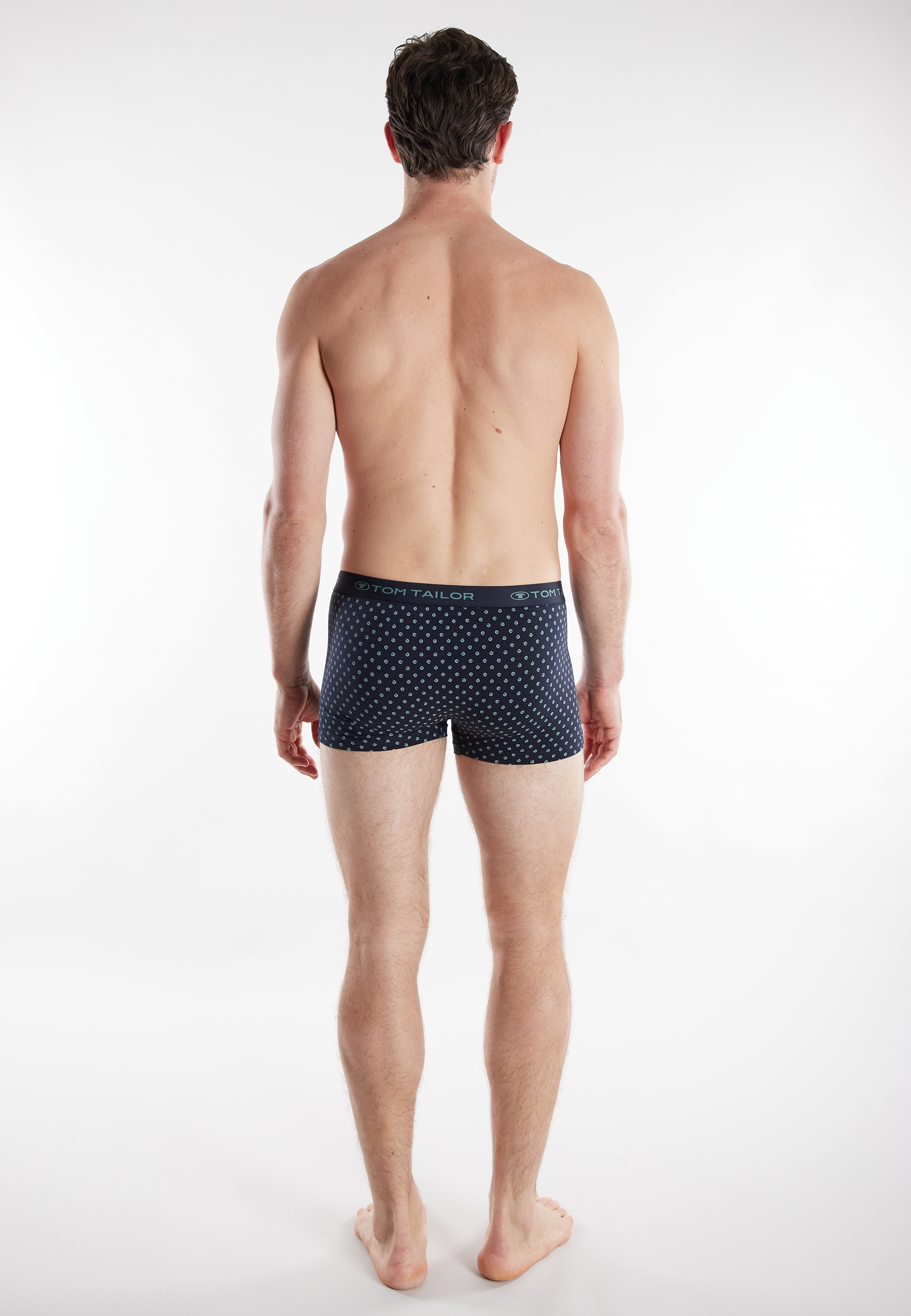 TOM TAILOR Retro Pants »Buffer« 3er Pack,  bequem, eng, mit Logobund, mit Print, Baumwollmix