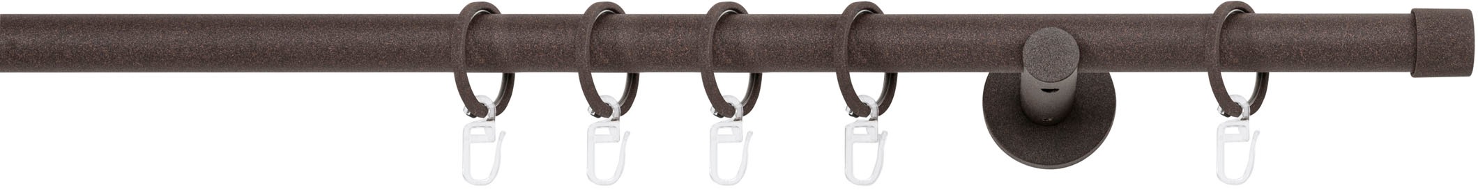 mydeco Gardinenstange »20mm Cap Wandträger 6,5 cm« 1 läufig-läufig Fixmaß