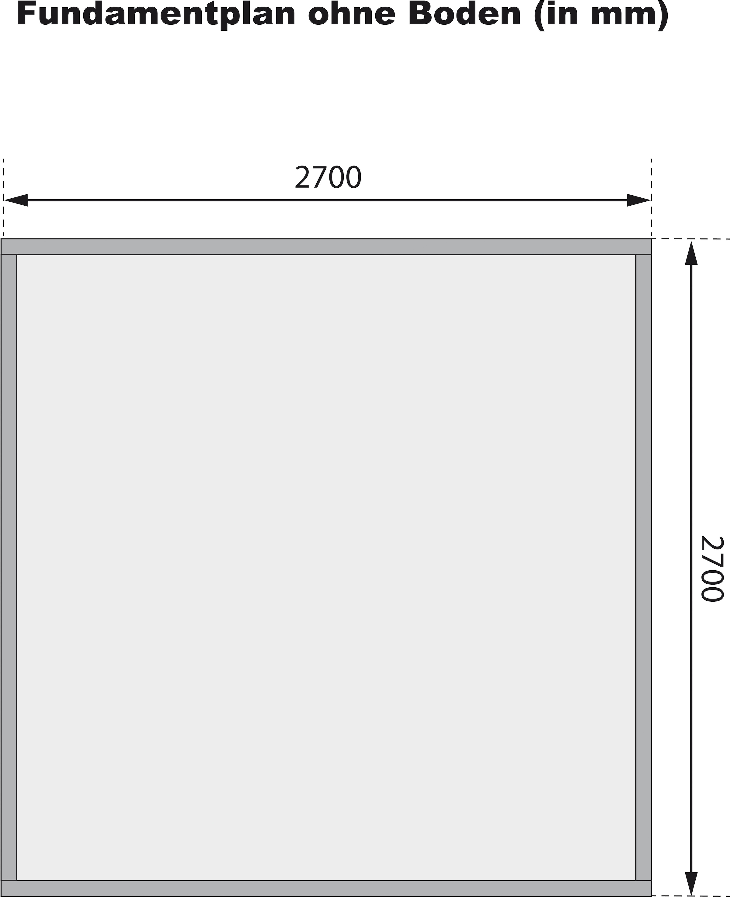 Karibu Gartenhaus »Talkau 6«
