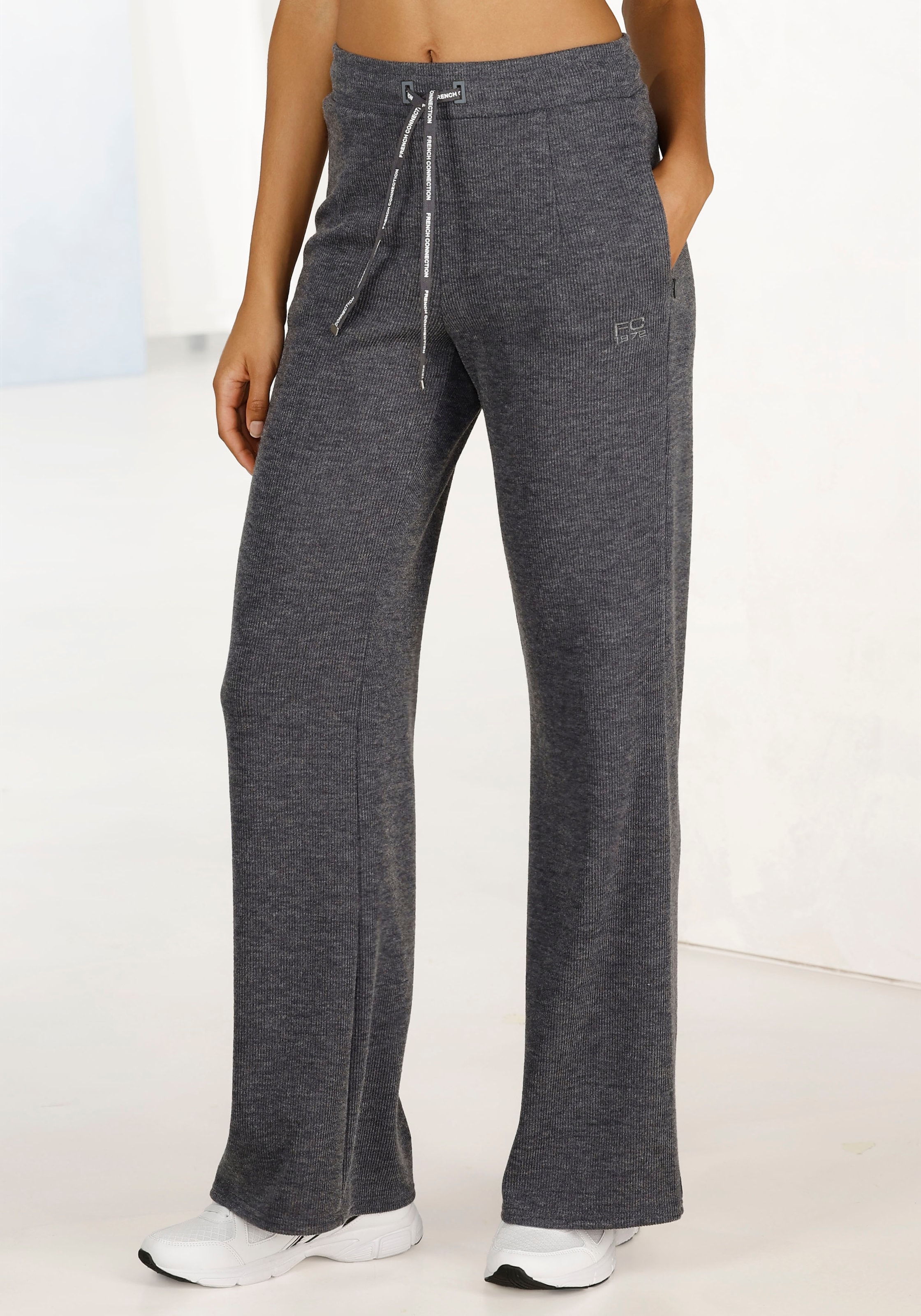 French Connection Loungepants, in gerippter Strickoptik