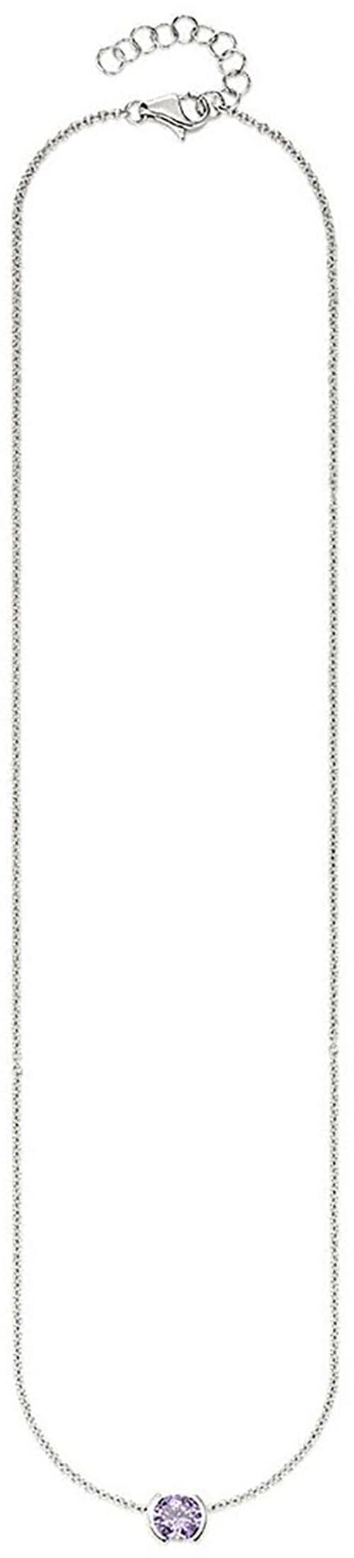 HECHTER PARIS Kette mit Anhänger »Schmuck Geschenk Silber 925 Halsschmuck Halskette mit Anhänger«, mit Zirkonia (synth.)