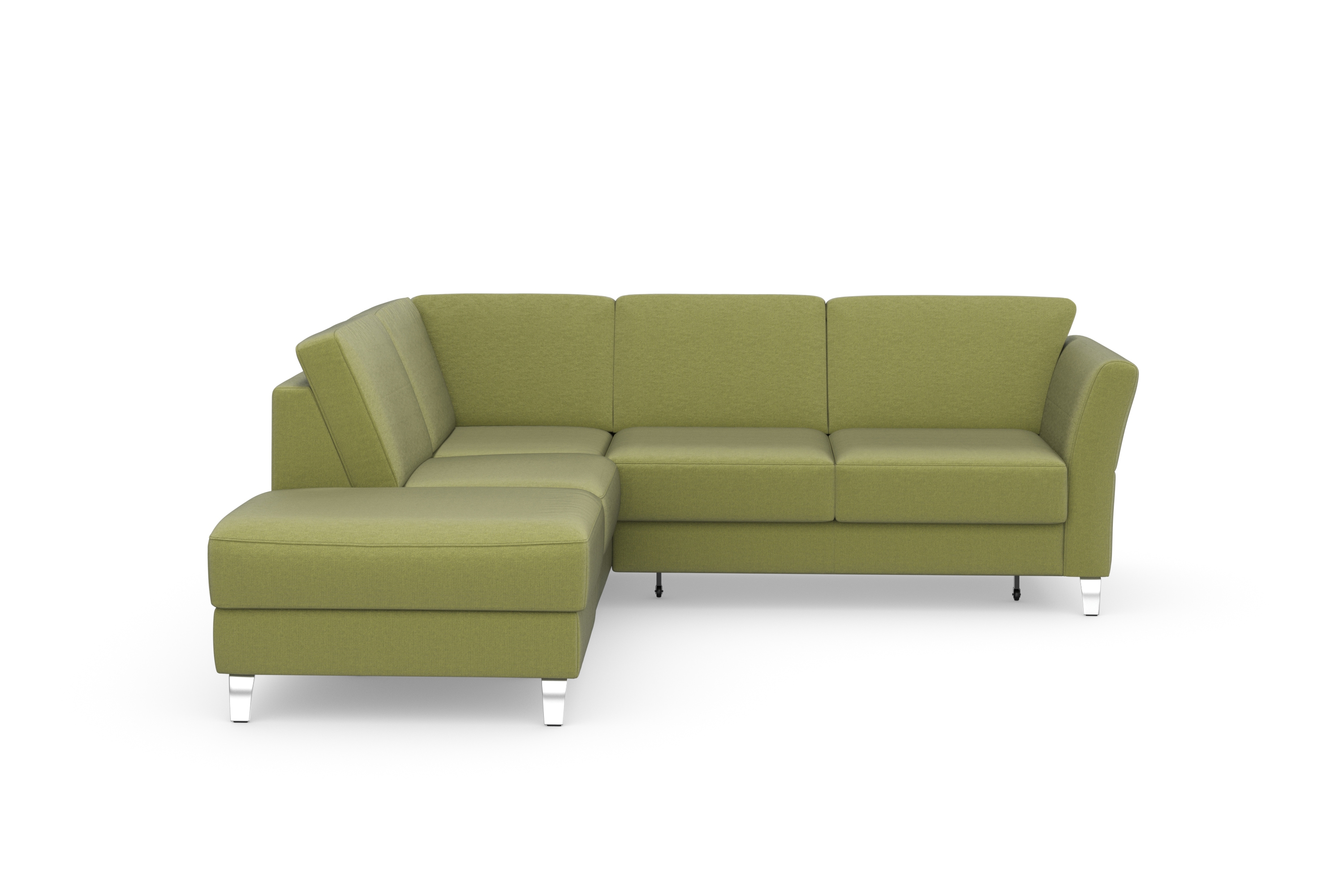 sit&more Ecksofa "Visby L-Form" Wahlweise mit Schlaffunktion und Stauraum, frei im Raum stellbar