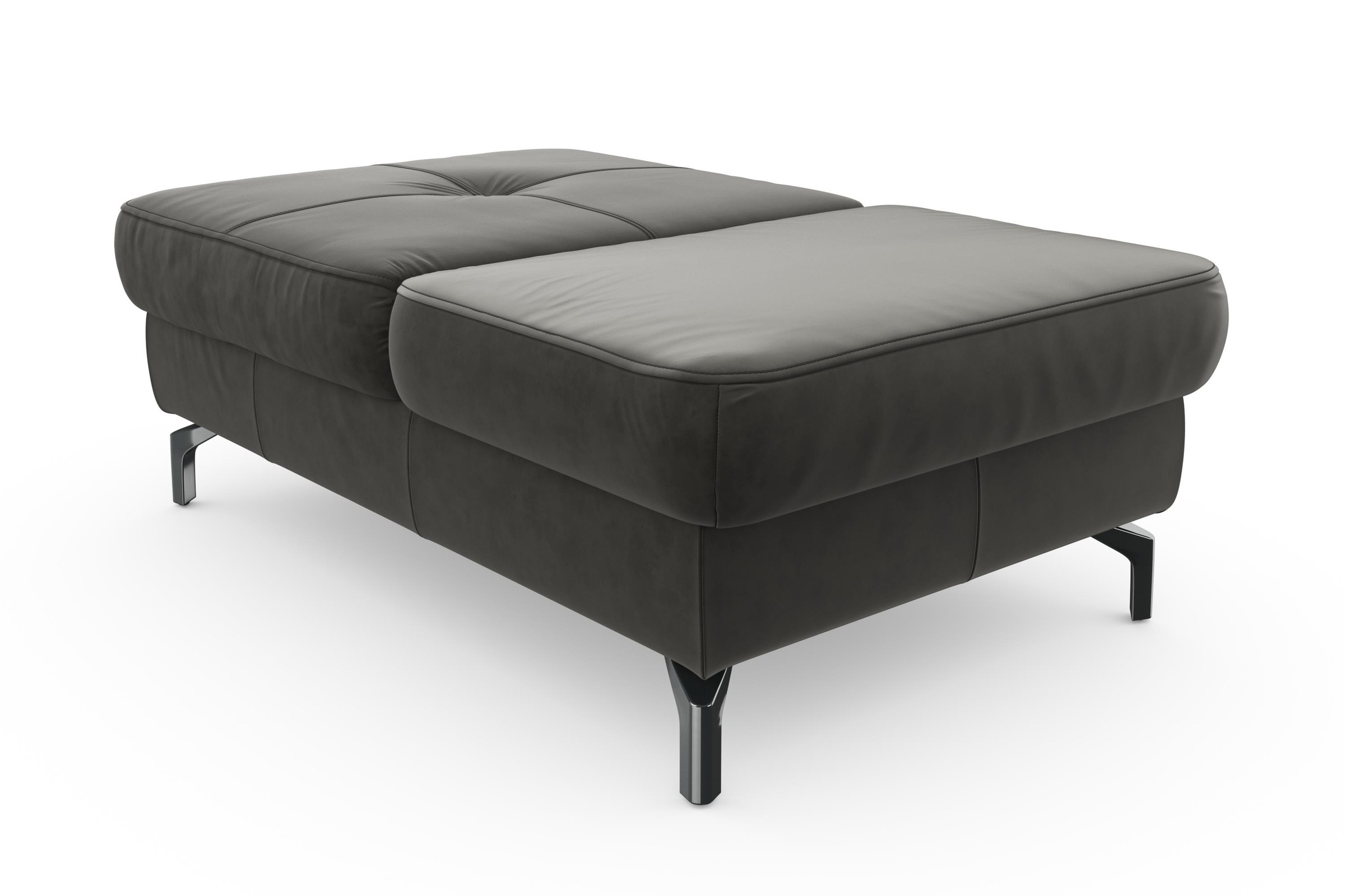 sit&more Hocker »Bendigo« mit Klappfunktion, Bodenfreiheit 12 cm, wahlweise in 2 Fußfarben