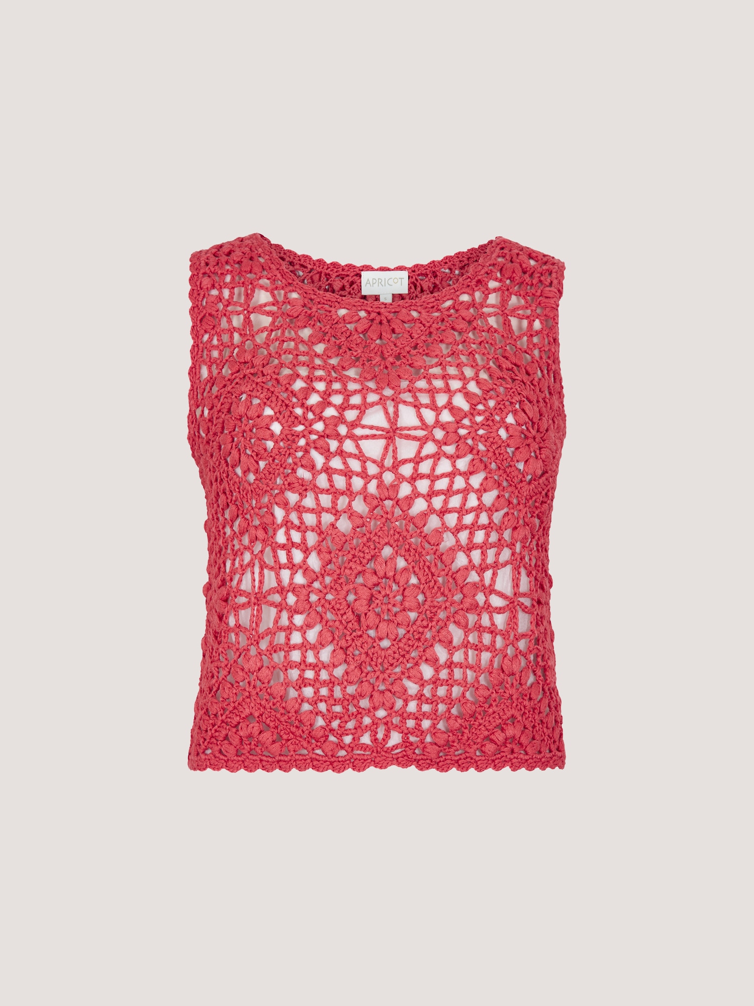 Apricot Spitzentop »Diamant-Crop-Top« mit Häkeldetails