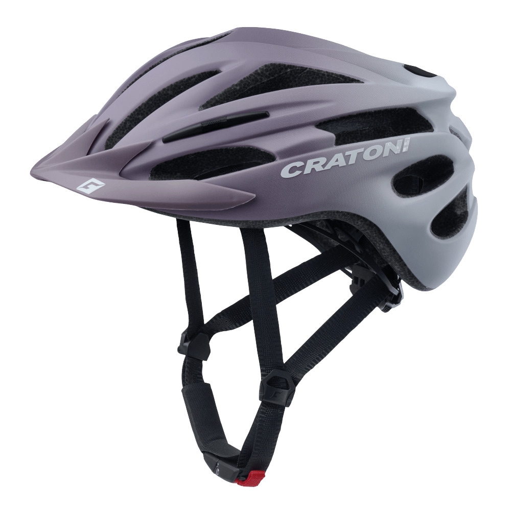 Kinderhelm »Fahrradhelm Pacer Jr. purple-white matt«