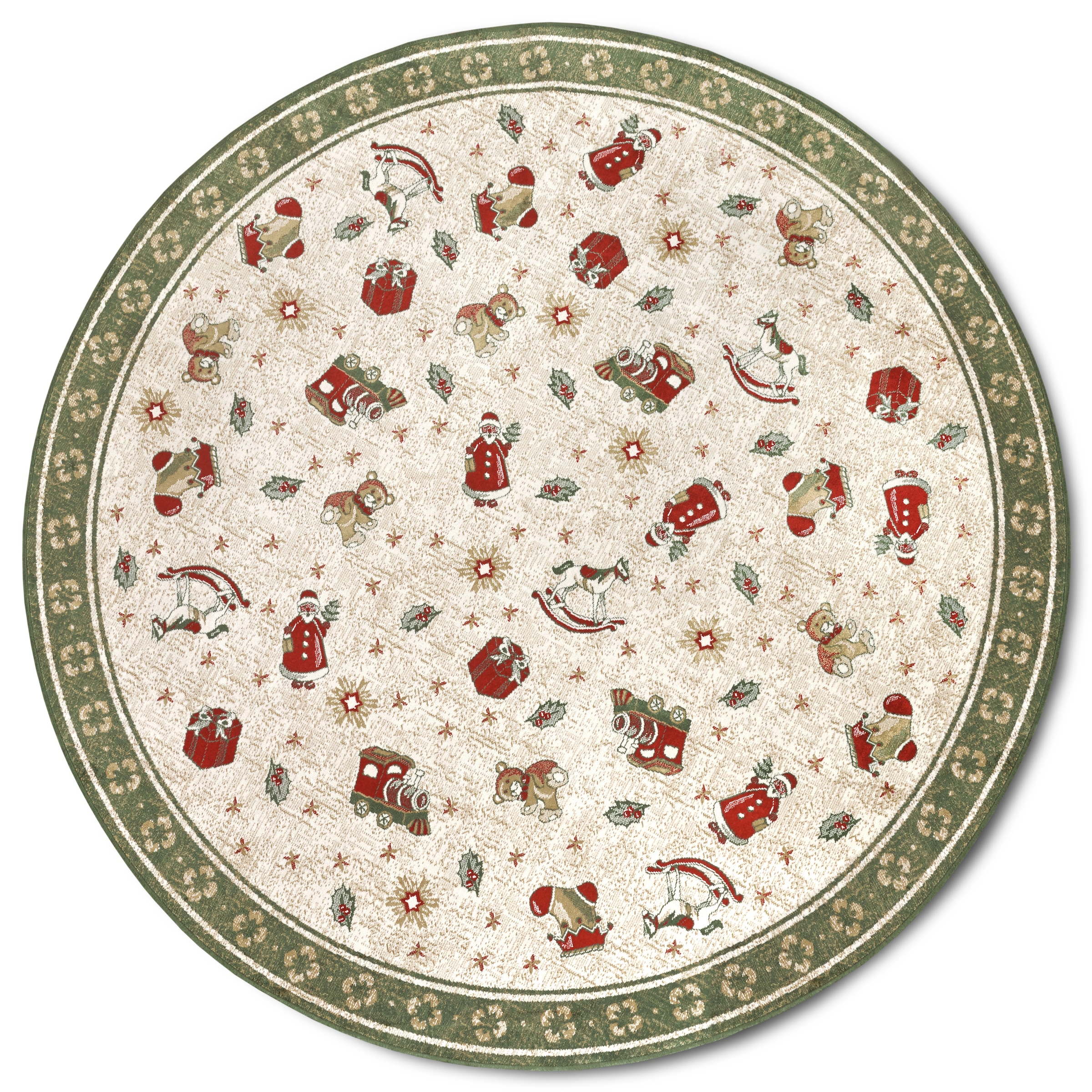 Villeroy & Boch Teppich »Nostalgic Shine Toy's Delight, eckig, rund und Läufer«, rechteckig, 6 mm Höhe, Weihnachten, Wohnzimmer, Flur, Geschenk, Toys Delight, Dekoration