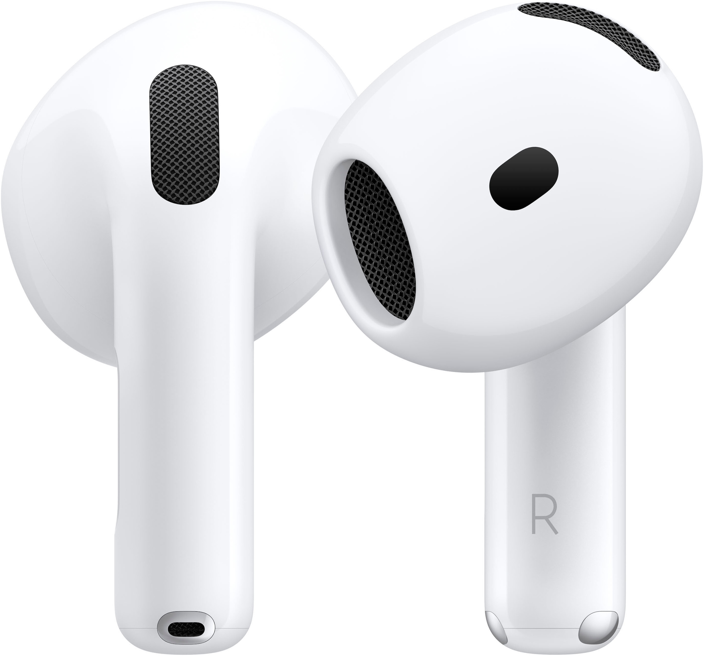 Apple wireless In-Ear-Kopfhörer »AirPods 4«, Bluetooth, kompatibel mit Siri-integrierte Steuerung für Anrufe und Musik