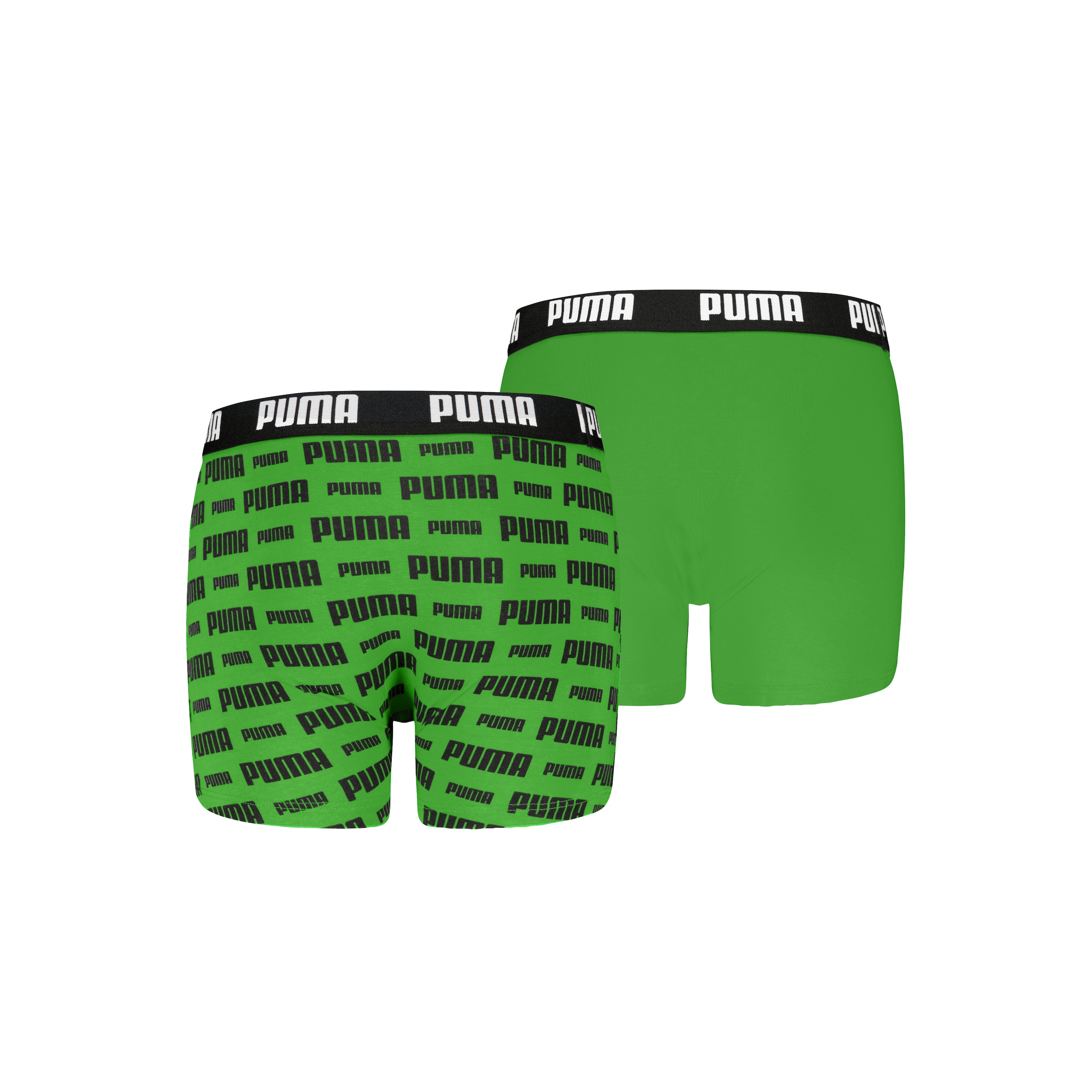PUMA Boxershorts »PUMA BOYS EVERYDAY LOGO PRINT BOXERS 2P« Packung, 2er Pack,  mit breitem Logobund