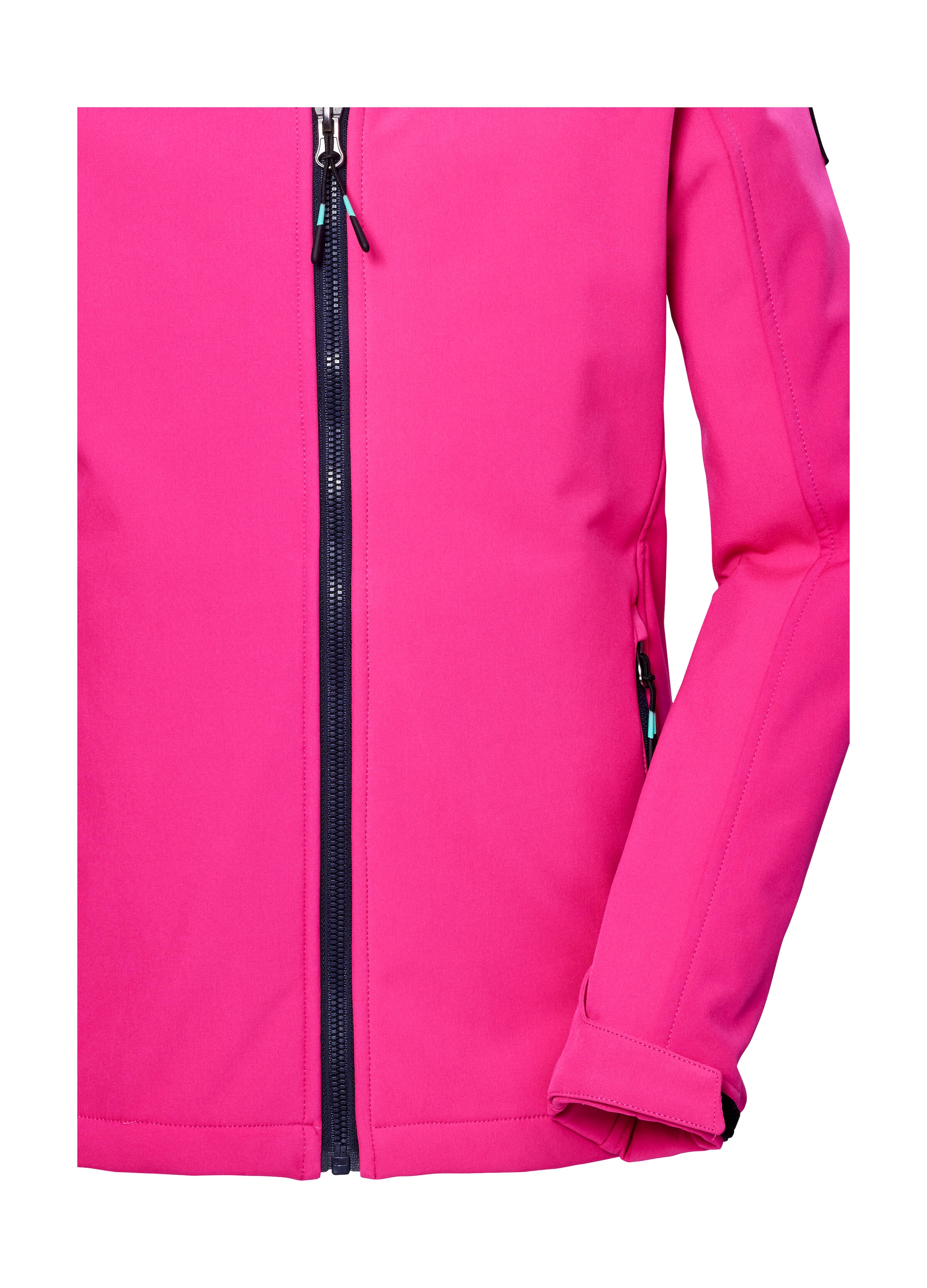 Killtec Softshelljacke »KOS 145 GRLS SFTSHLL JCKT«, Wind- und wasserabweisende Mädchenjacke, atmungsaktiver Mesh-Einsatz