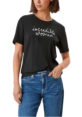 s.Oliver T-Shirt, mit Statement-Stickerei kaufen
