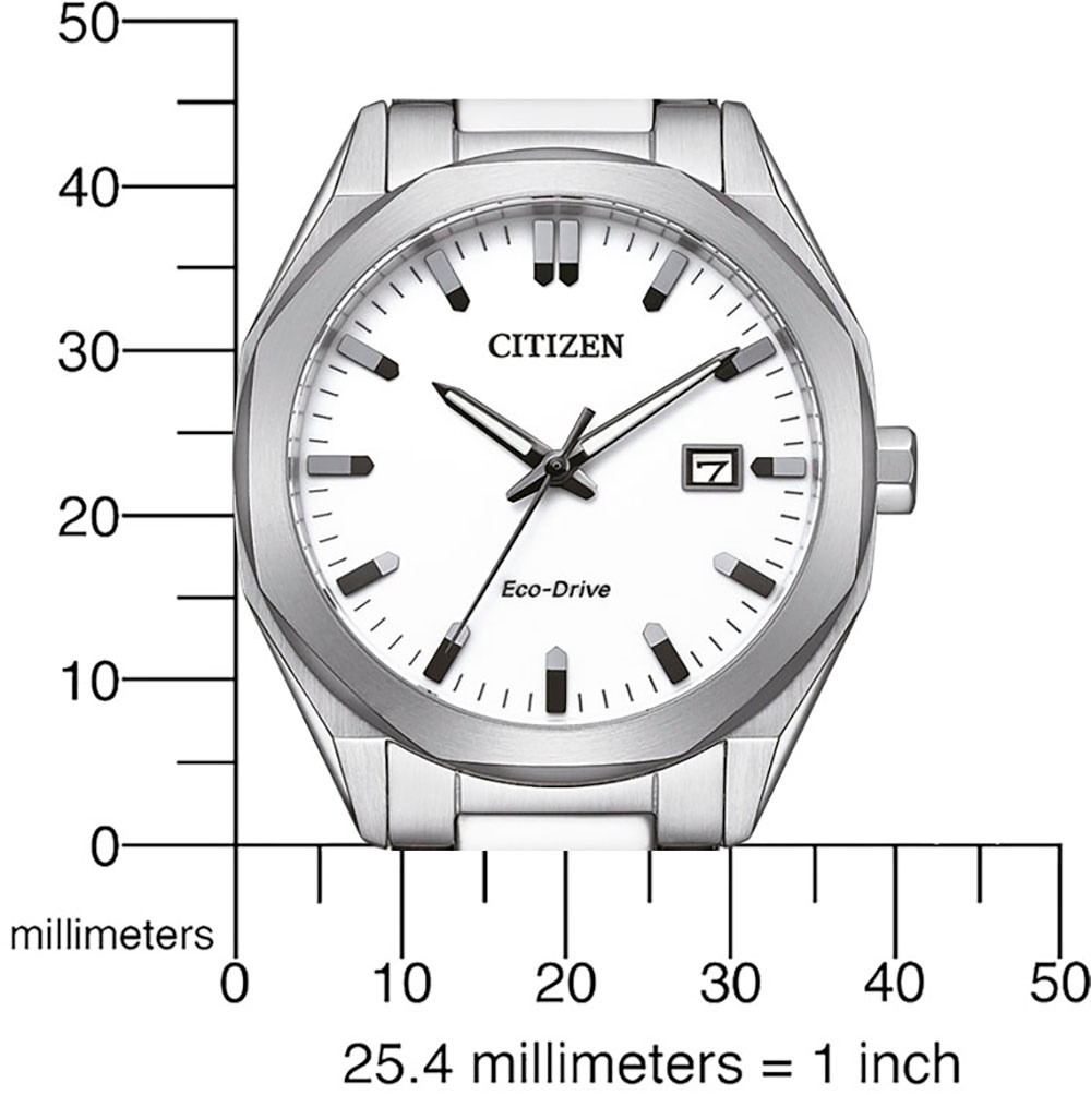Citizen Solaruhr, Armbanduhr, Herrenuhr, Datum, Edelstahlarmband