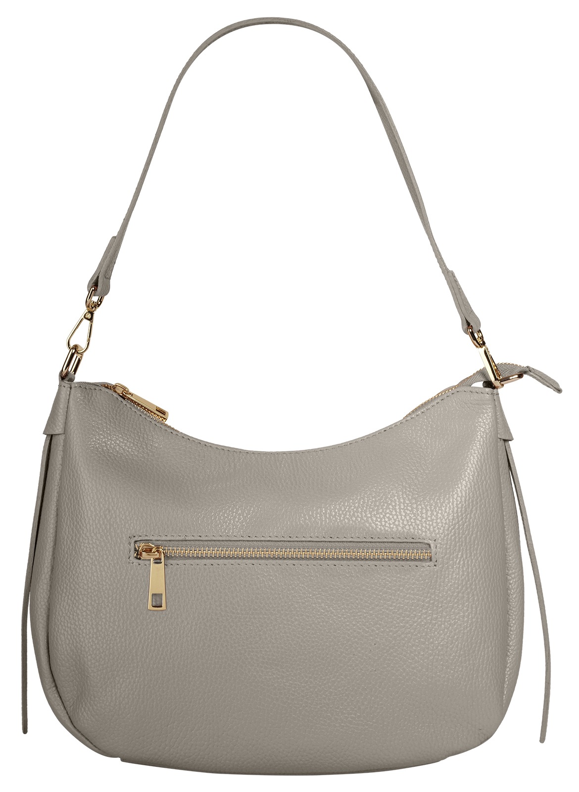 Cluty Umhängetasche, echt Leder, Made in Italy