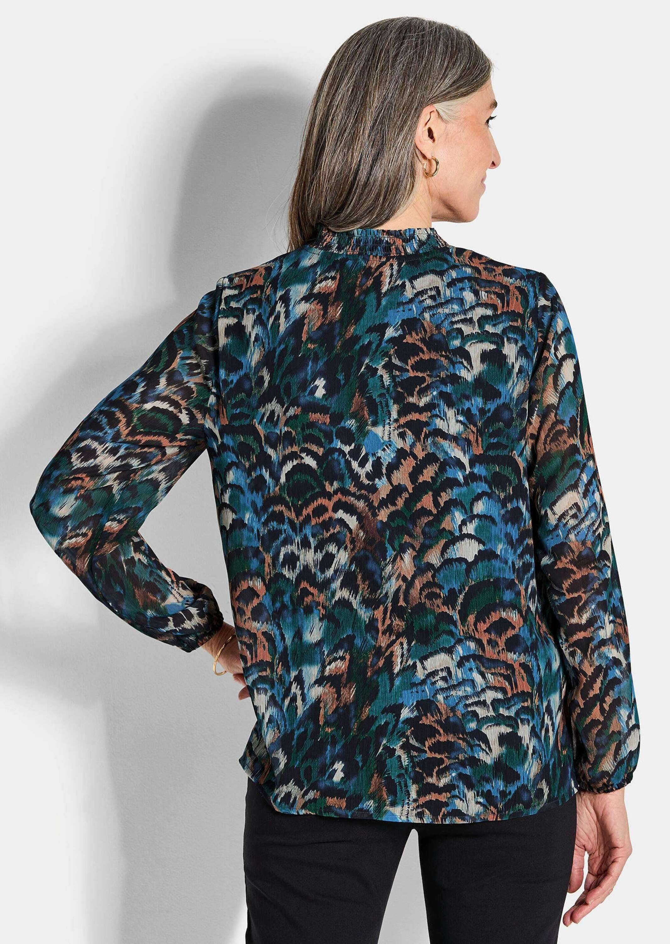 GOLDNER Schlupfbluse »Druckbluse aus Chiffon«