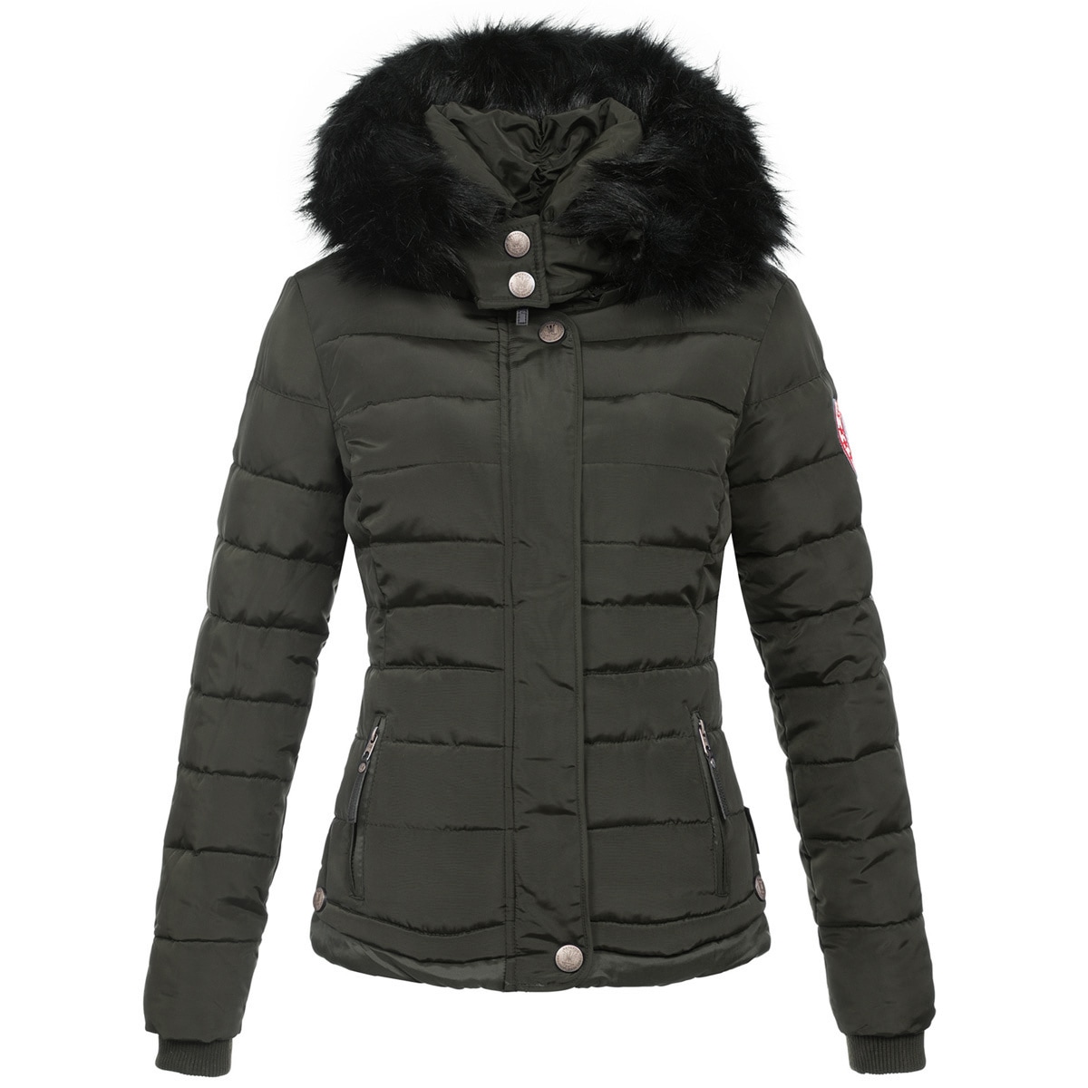 Navahoo Steppjacke »Navahoo Chloe warme Damen Winter Jacke Parka Mantel Stepp Kurzjacke gefüttert NEU B301«