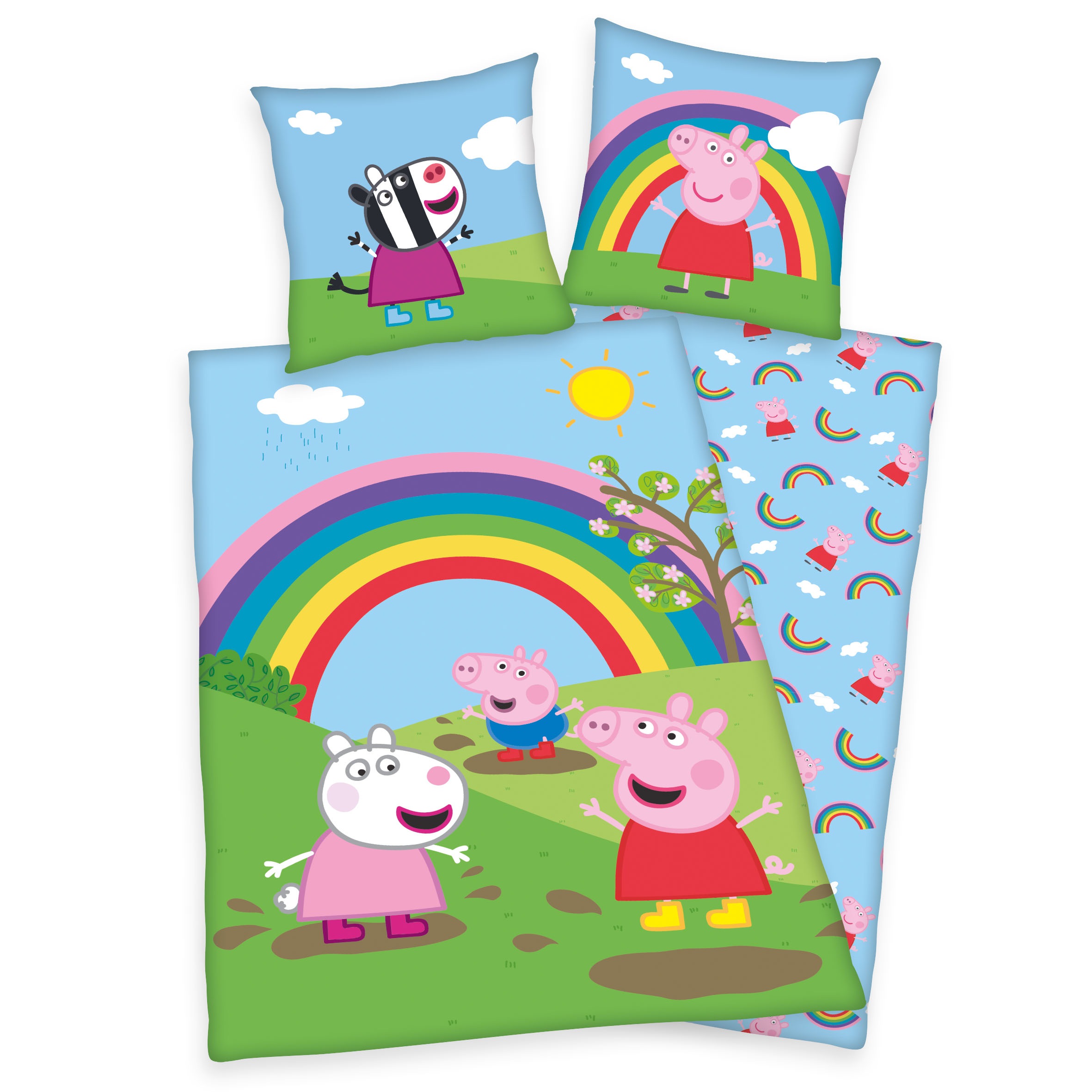 Peppa Pig Wendebettwäsche »Peppa Pig, Baumwoll-Renforcé«