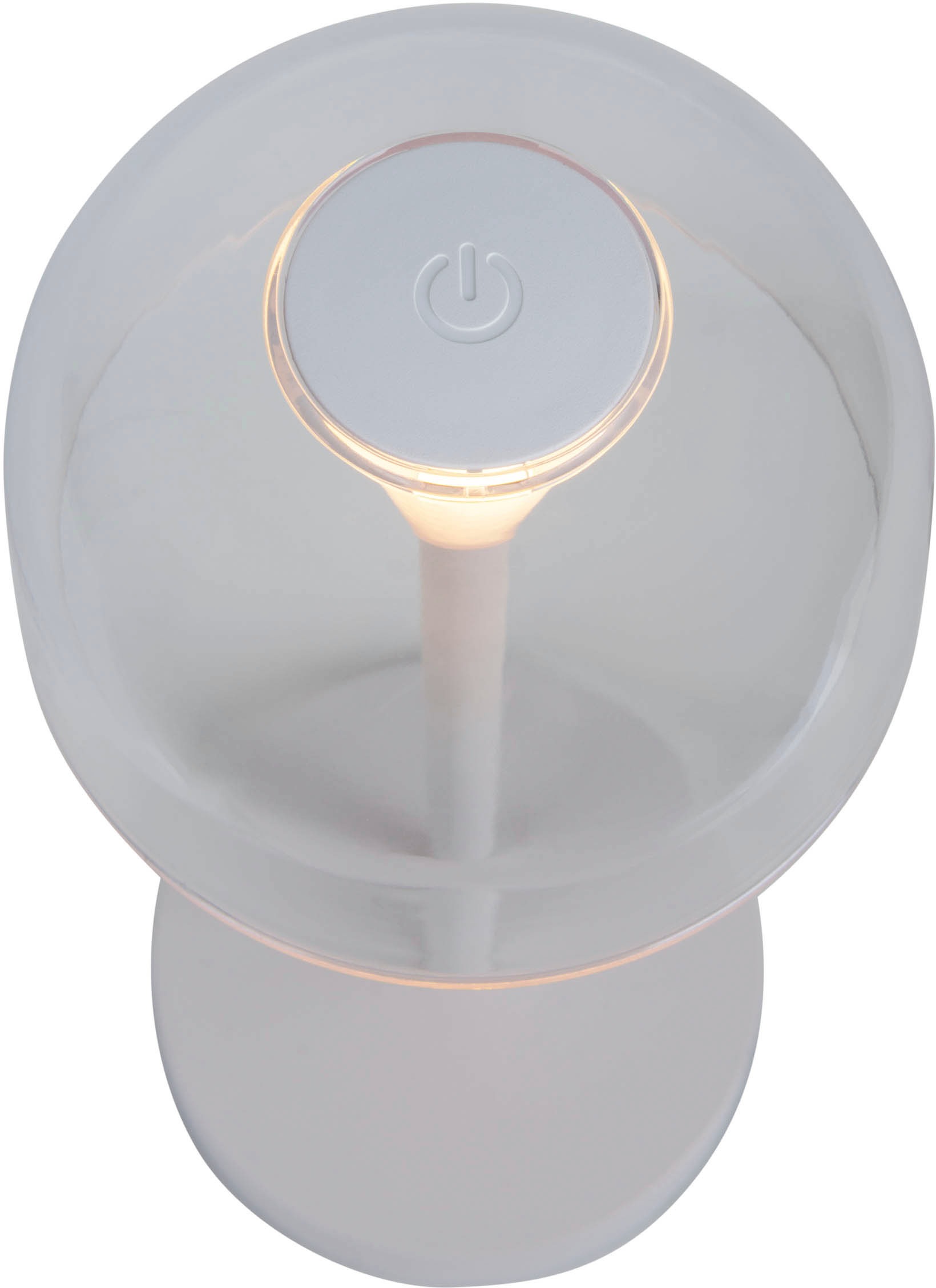 näve LED Tischleuchte »Gomba 18,5 cm« LED-Modul 2 Stk. Warmweiß 2er Set, aufladbar, USB Kabel, Memoryfunktion, stufenlos dimmbar