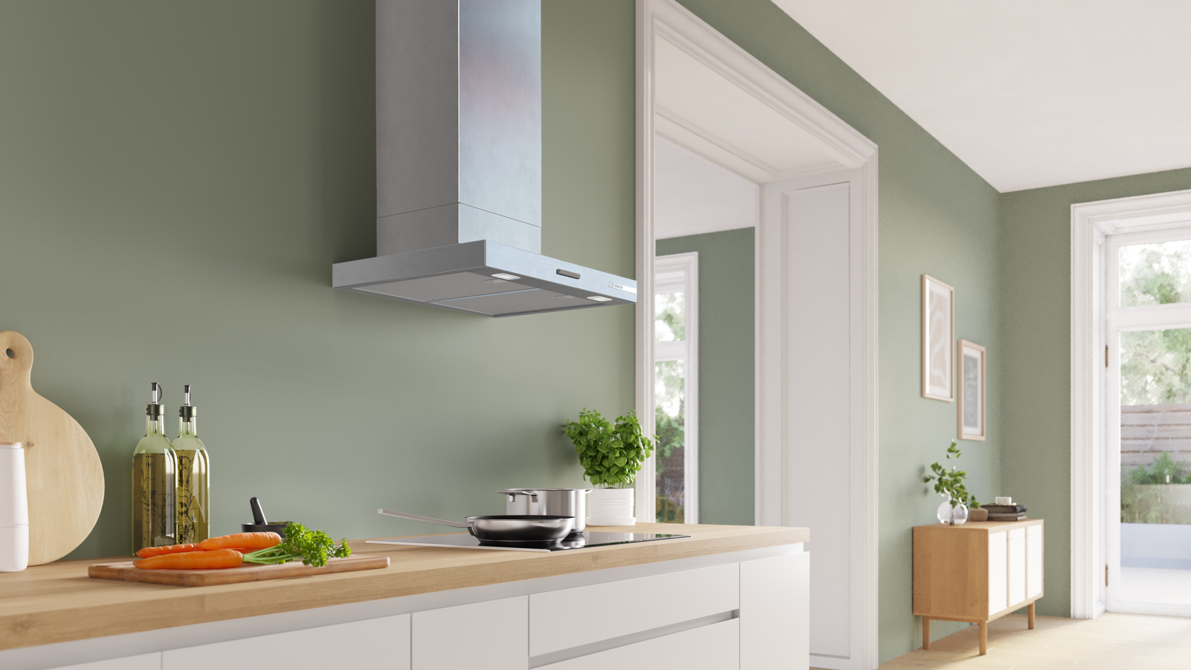 BOSCH Wandhaube »DWB63BC30« Serie Serie 2