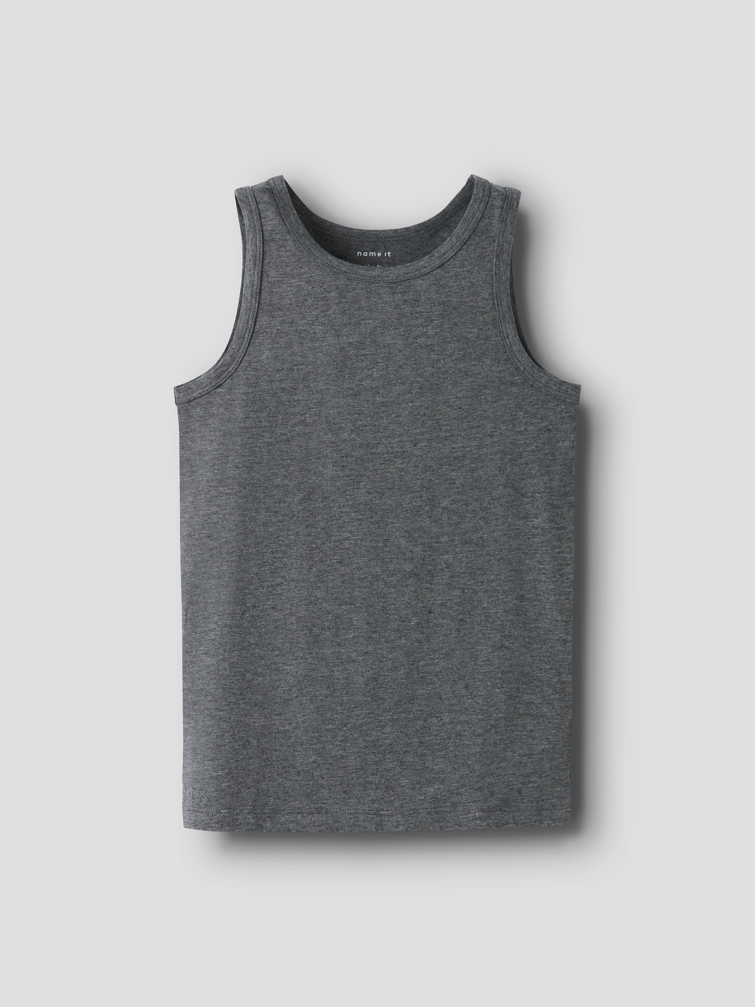 Name It Unterhemd »NKMTANK 2P für Jungen mit Rundhals und elastischem Tragekomfort« Packung, 2 Stk. normal, Jersey, eingefasste Kante, Rundhals