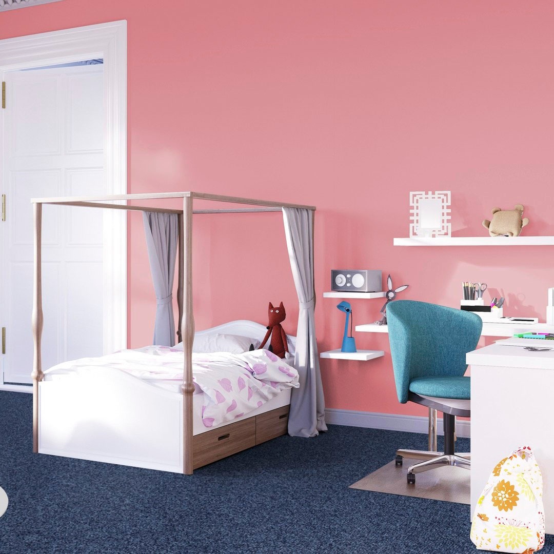 Bodenmeister Teppichboden »Baltic, Schlinge - meliert, Made in Belgium«, rechteckig, 5 mm Höhe, Wohnzimmer, Schlafzimmer, Kinderzimmer, Breite 400/500 cm