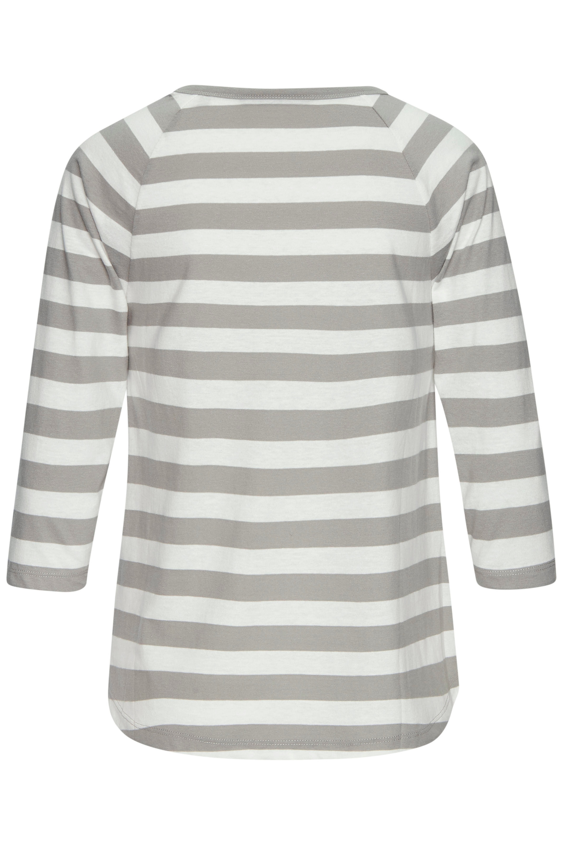 Elbsand 3/4-Arm-Shirt, mit Streifen, Rundhalsausschnitt, Jerseyshirt