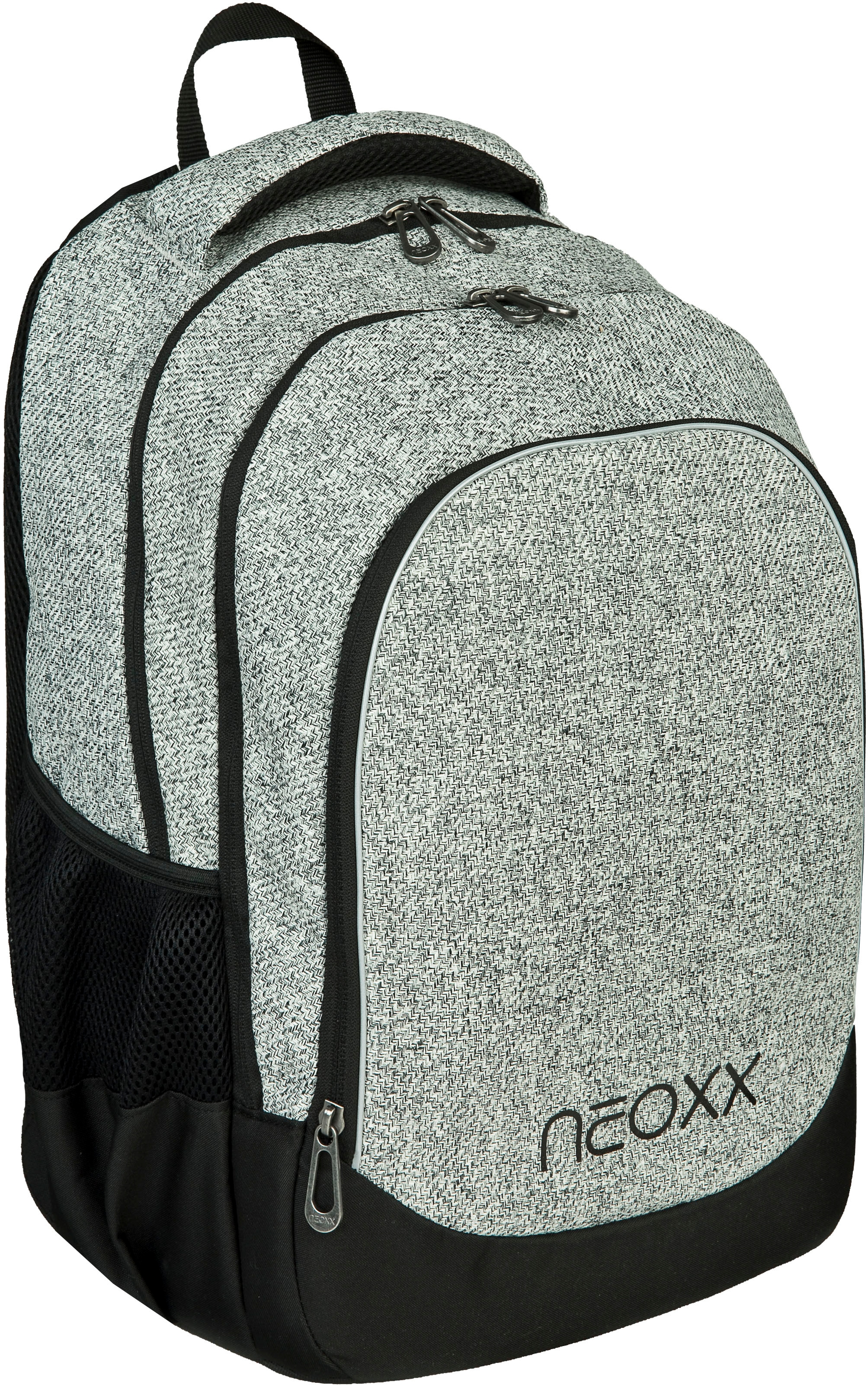 neoxx Schulrucksack »Fly, Wool the World«, aus recycelten PET-Flaschen