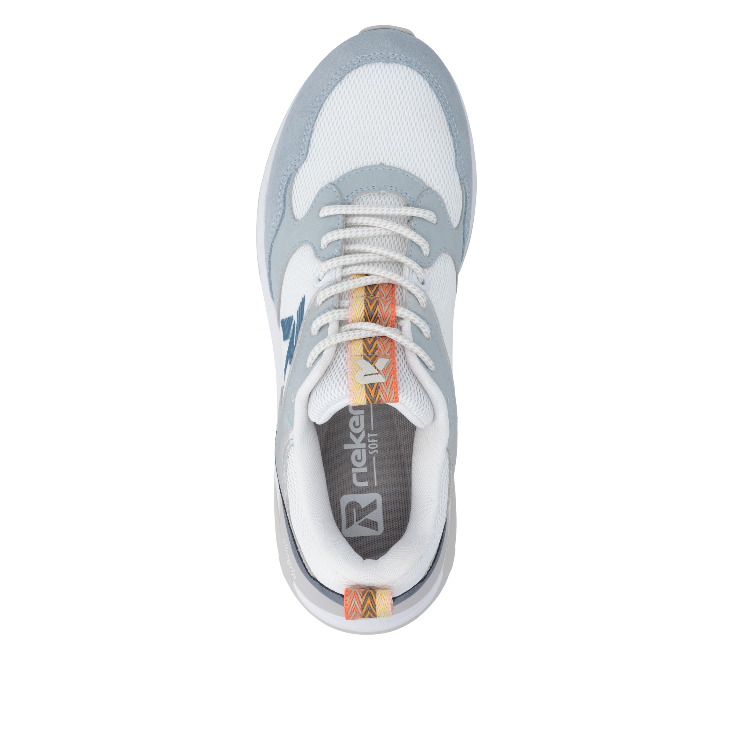 Rieker Keilsneaker  Schnürschuh, Freizeitsneaker, Halbschuh mit gepolstertem Schaftrand