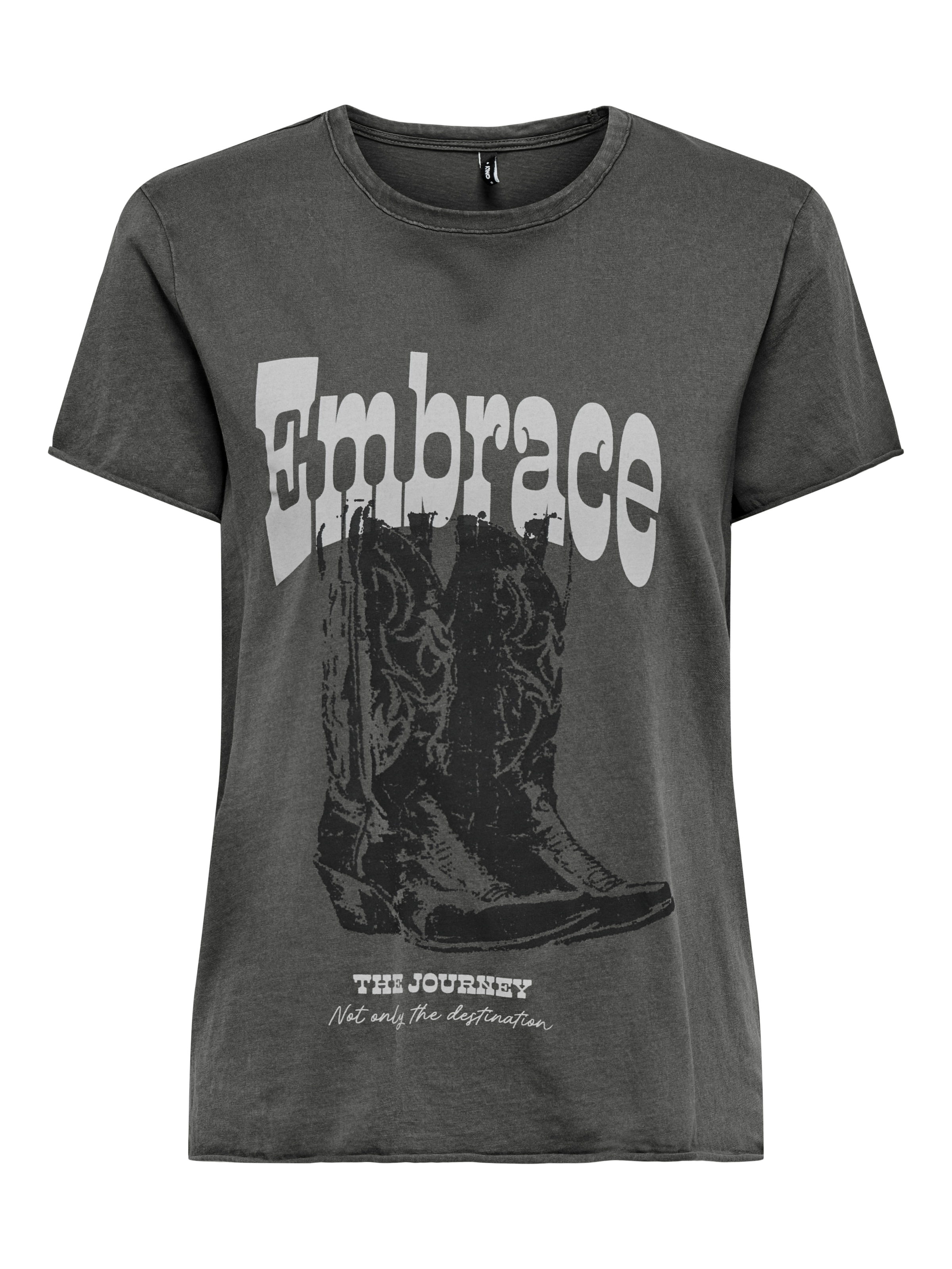 ONLY Rundhalsshirt »ONLLUCY REG S/S TOP JRS NOOS«, unterschiedlich bedruckt