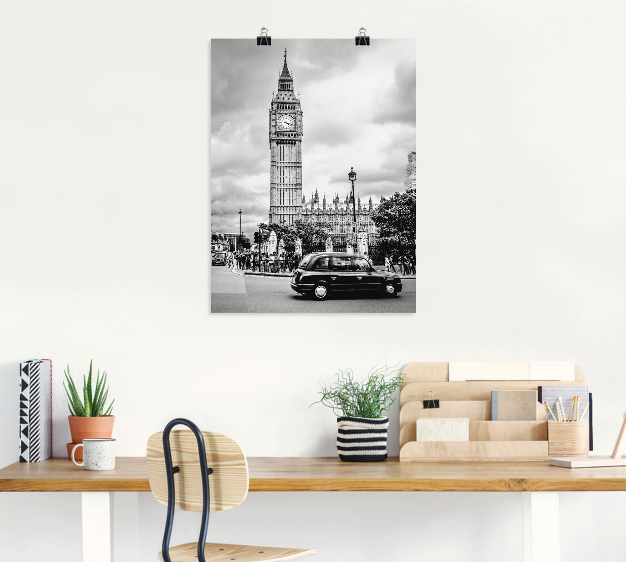 Artland Poster »London Taxi und Big Ben« Gebäude 1 Stk. tlg. ohne Rahmen
