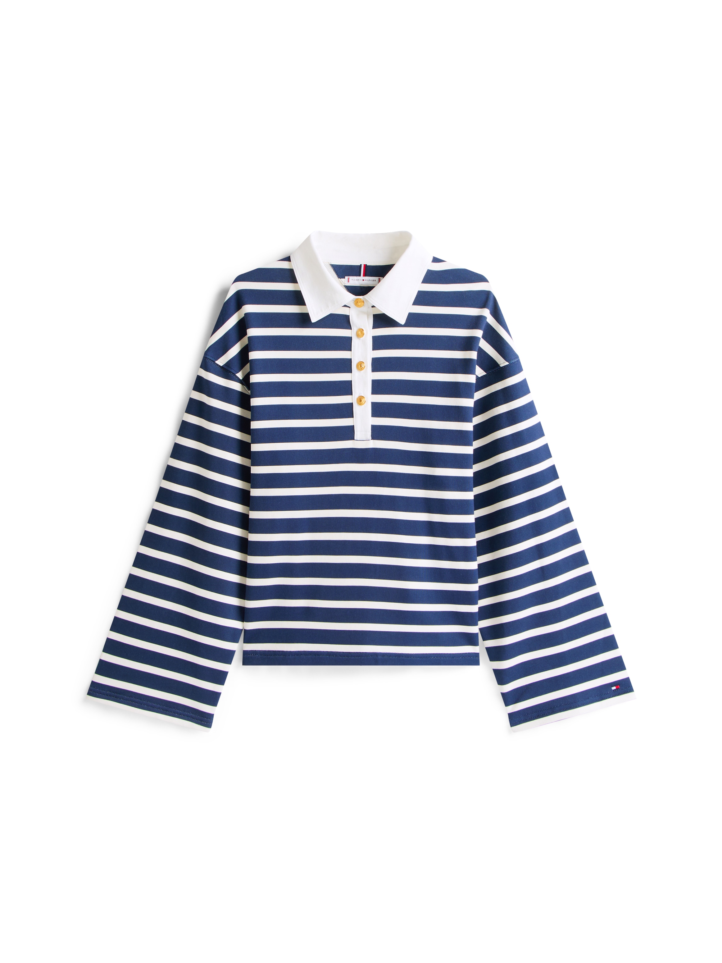 Tommy Hilfiger Sweatshirt »GOLD BUTTON RUGBY TERRY SWTSHRT«