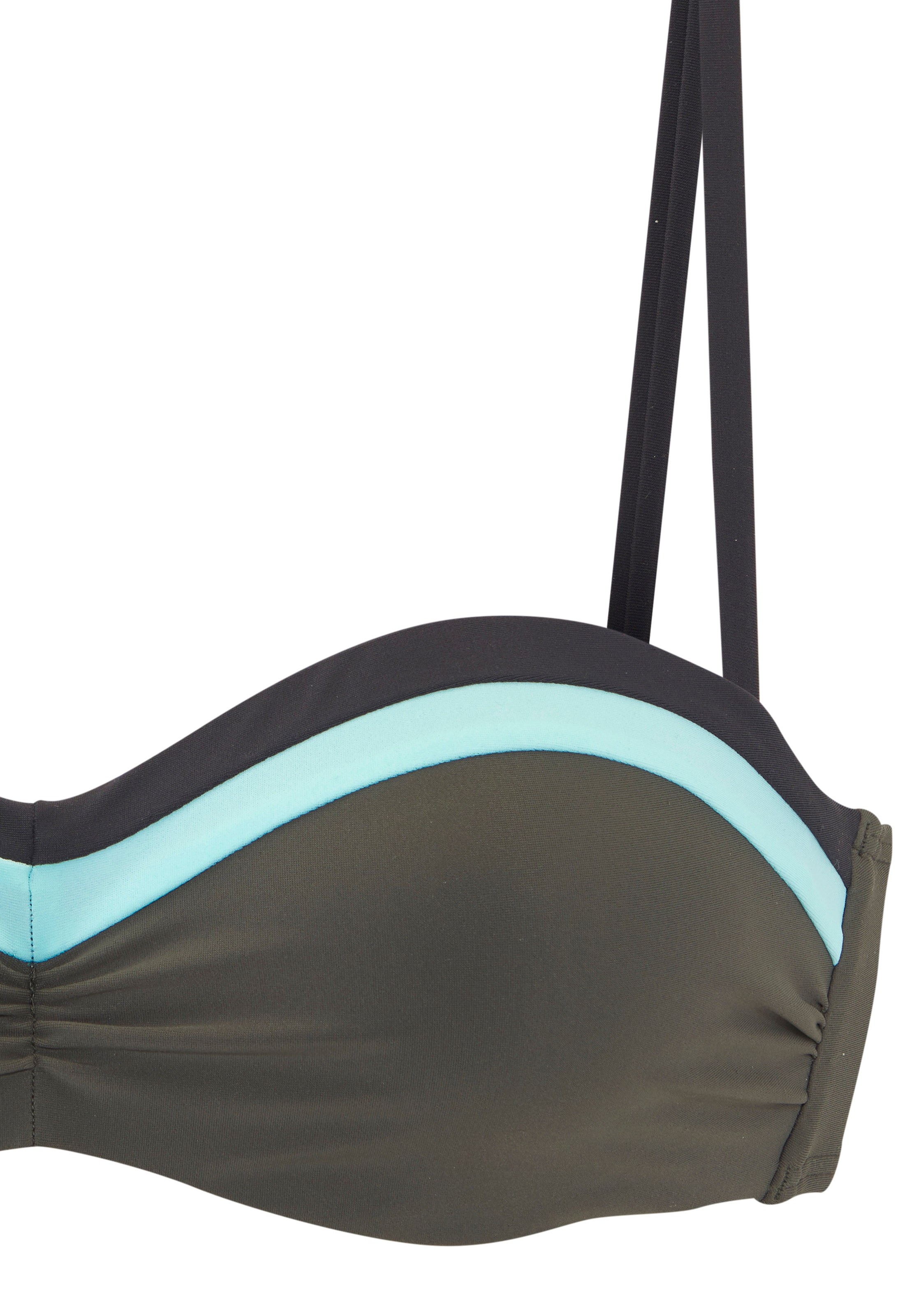 s.Oliver Bügel-Bandeau-Bikini-Top »Yella« mit kontrastfarbenen Details