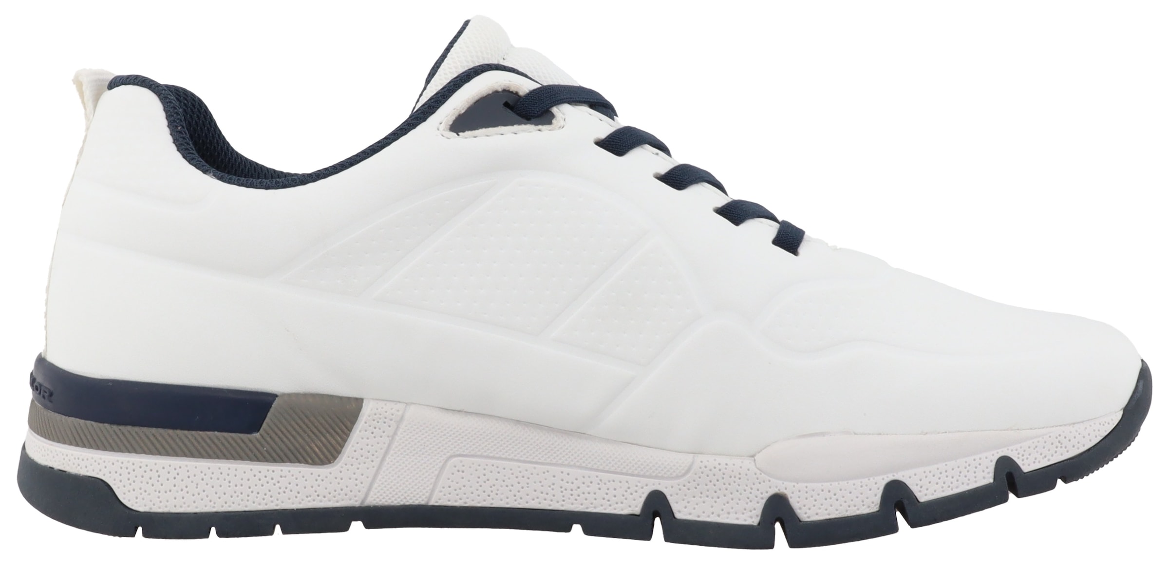 TOM TAILOR Keilsneaker, Freizeitschuh, Halbschuh, Schnürschuh mit Logoschriftzug