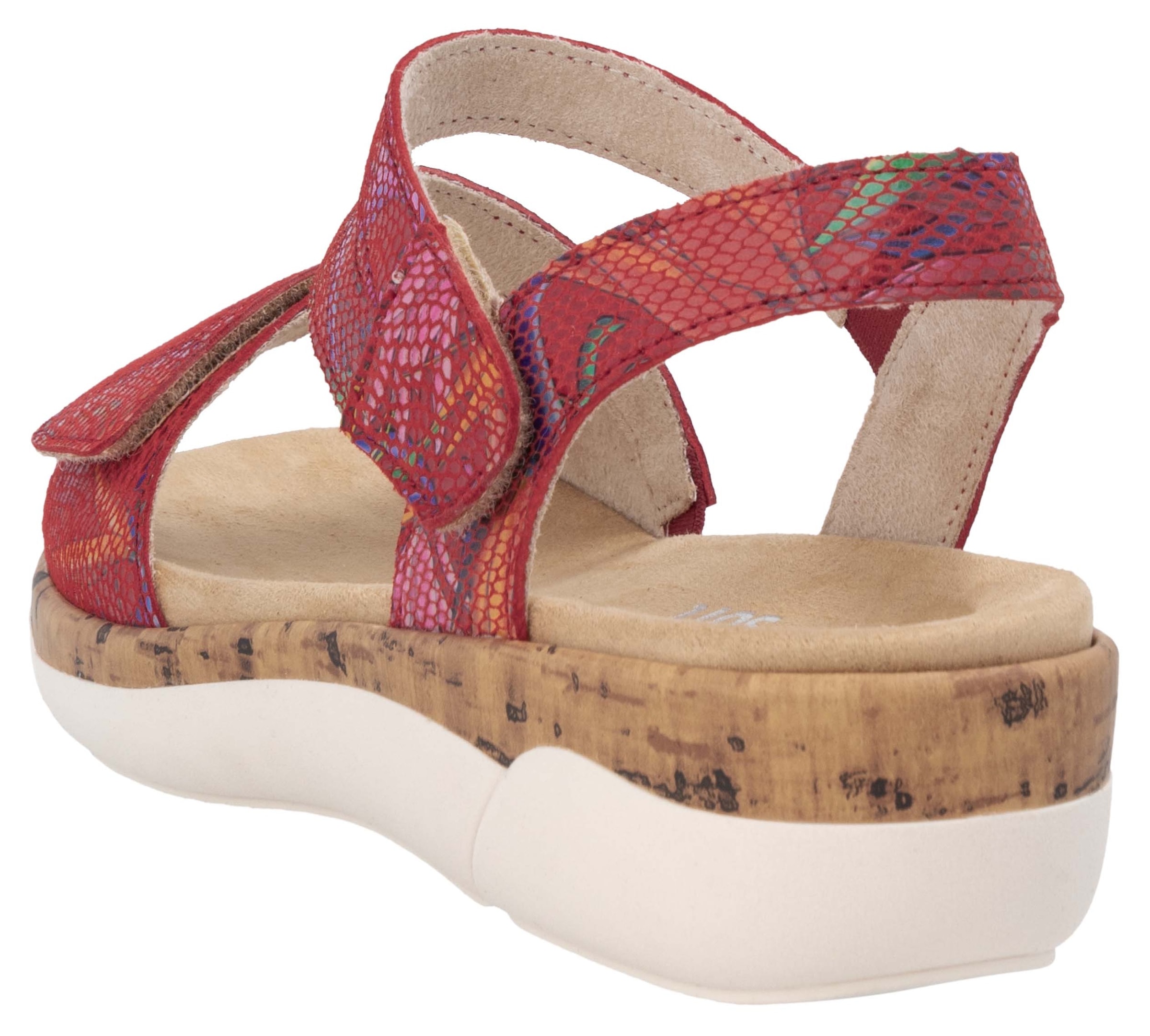 Remonte Keilsandalette, Sommerschuh, Klettschuh, Riemchensandale mit Softfußbett