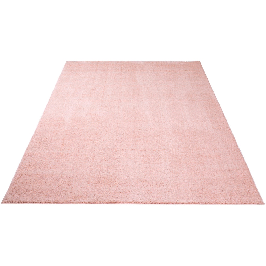 Carpet City Teppich »Softshine 2236«, rechteckig, 14 mm Höhe, Hochflor, besonders weich, Uni-Farben