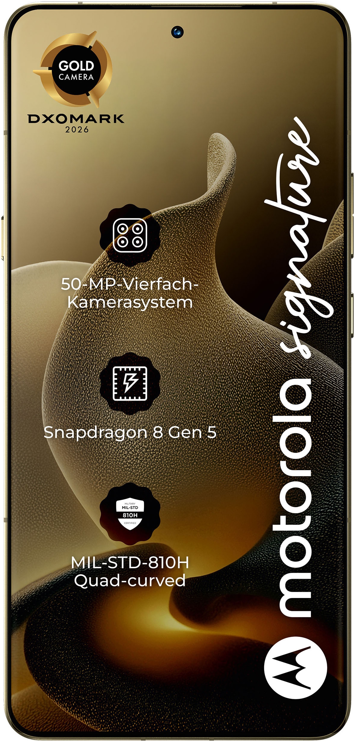 Motorola Smartphone »Signature« PANTONE® Martini Olive Super-HD+-Display, Corning Gorilla Glass Victus2, 90W-TurboPower